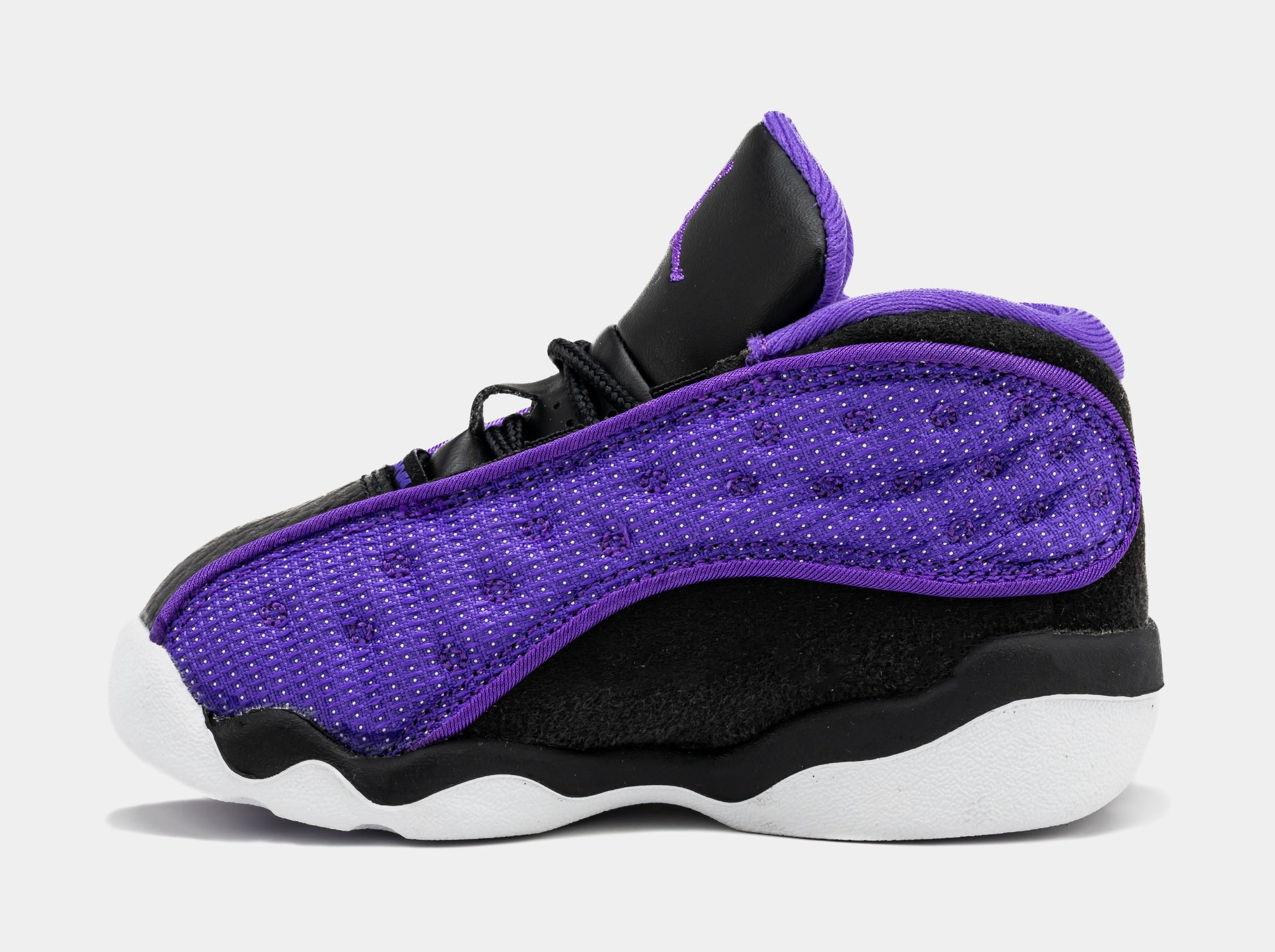 Size 10 Jordan 13 black and purple Amazon.com | Retro Air Jordan 13 GS - Purple Venom, Black  main image 2