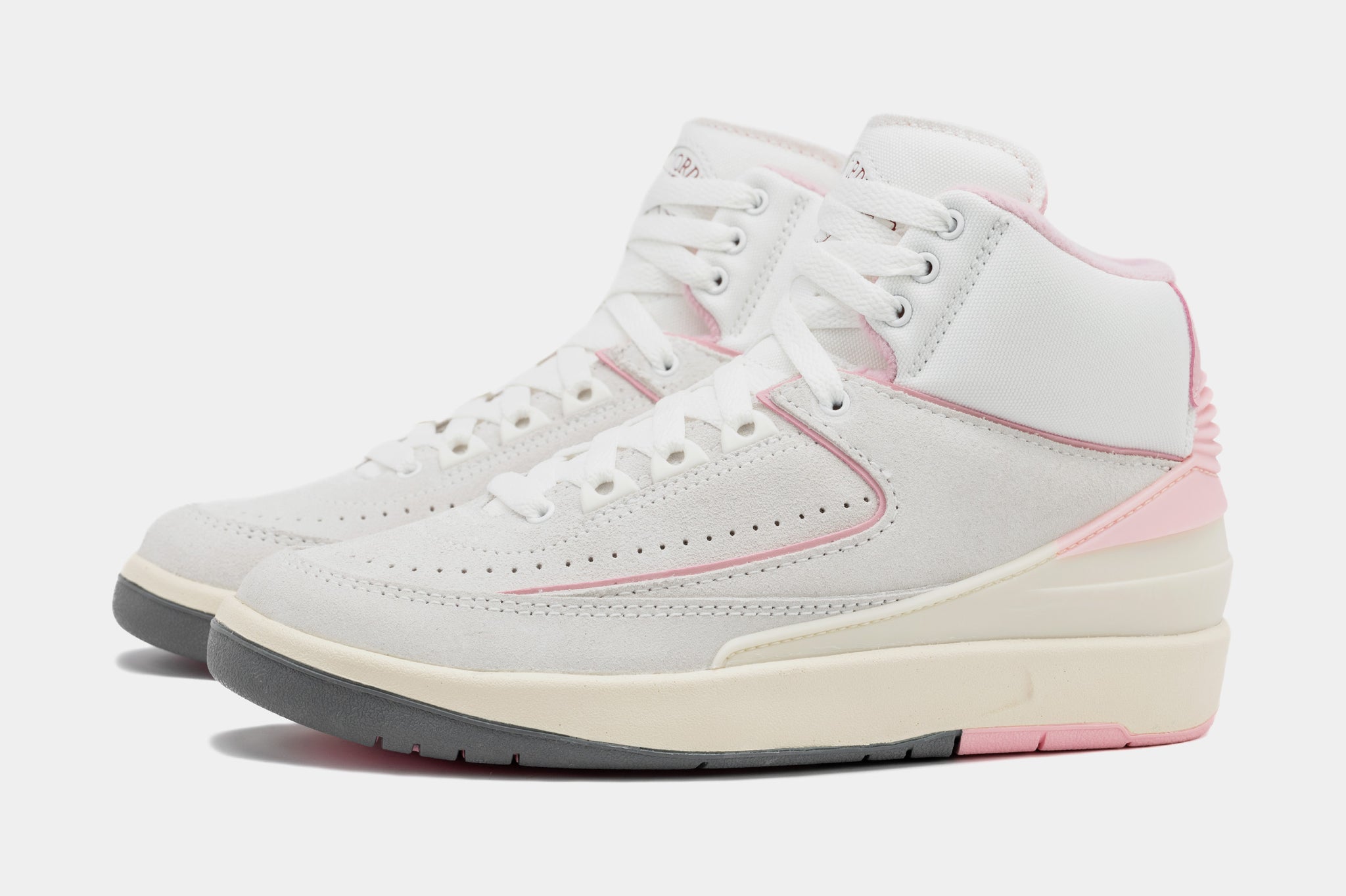 Jordan Air Jordan 2 Retro Soft Pink Womens Lifestyle Shoes Summit White ...