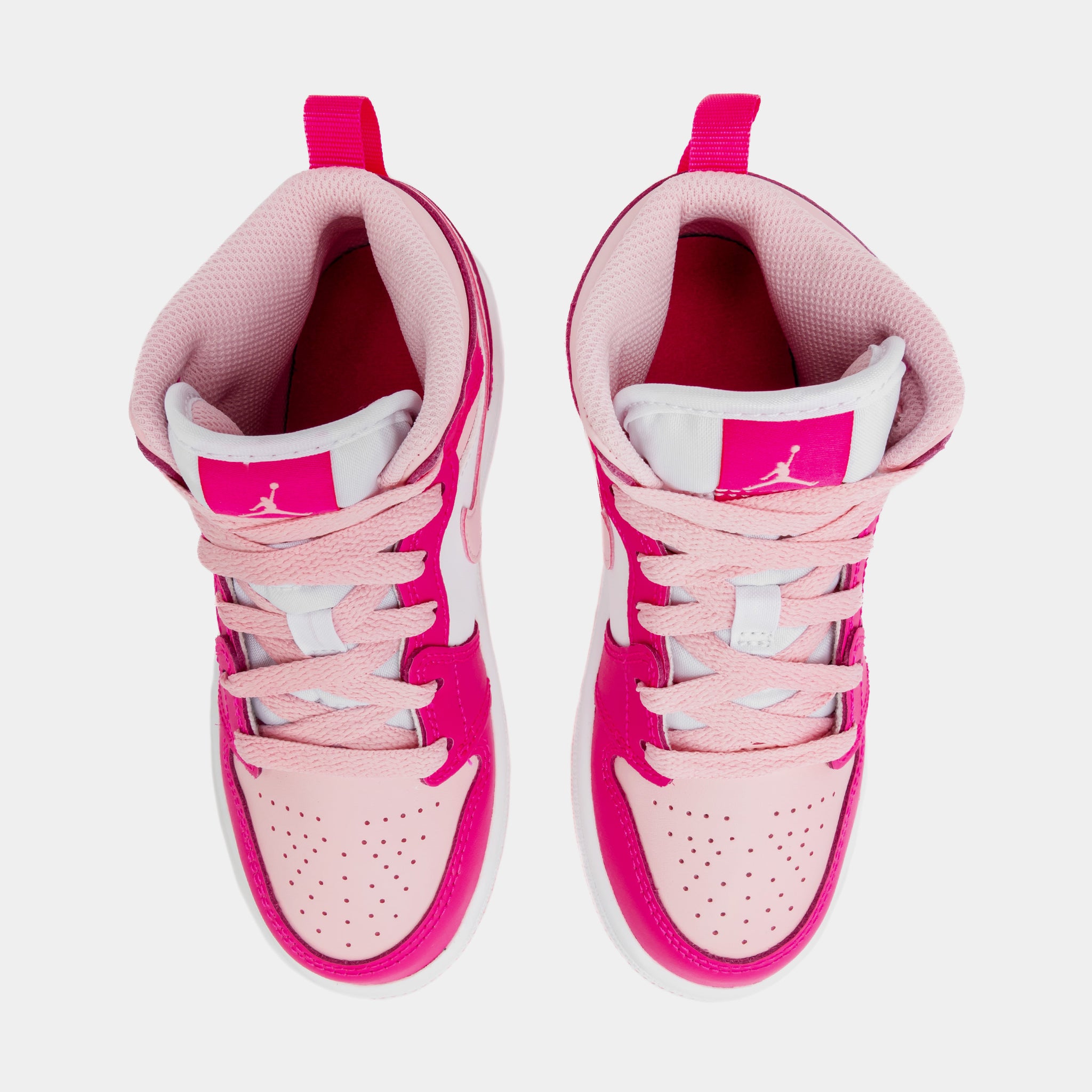 Jordan Air Jordan 1 Retro Mid Medium Soft Pink Preschool Lifestyle ...