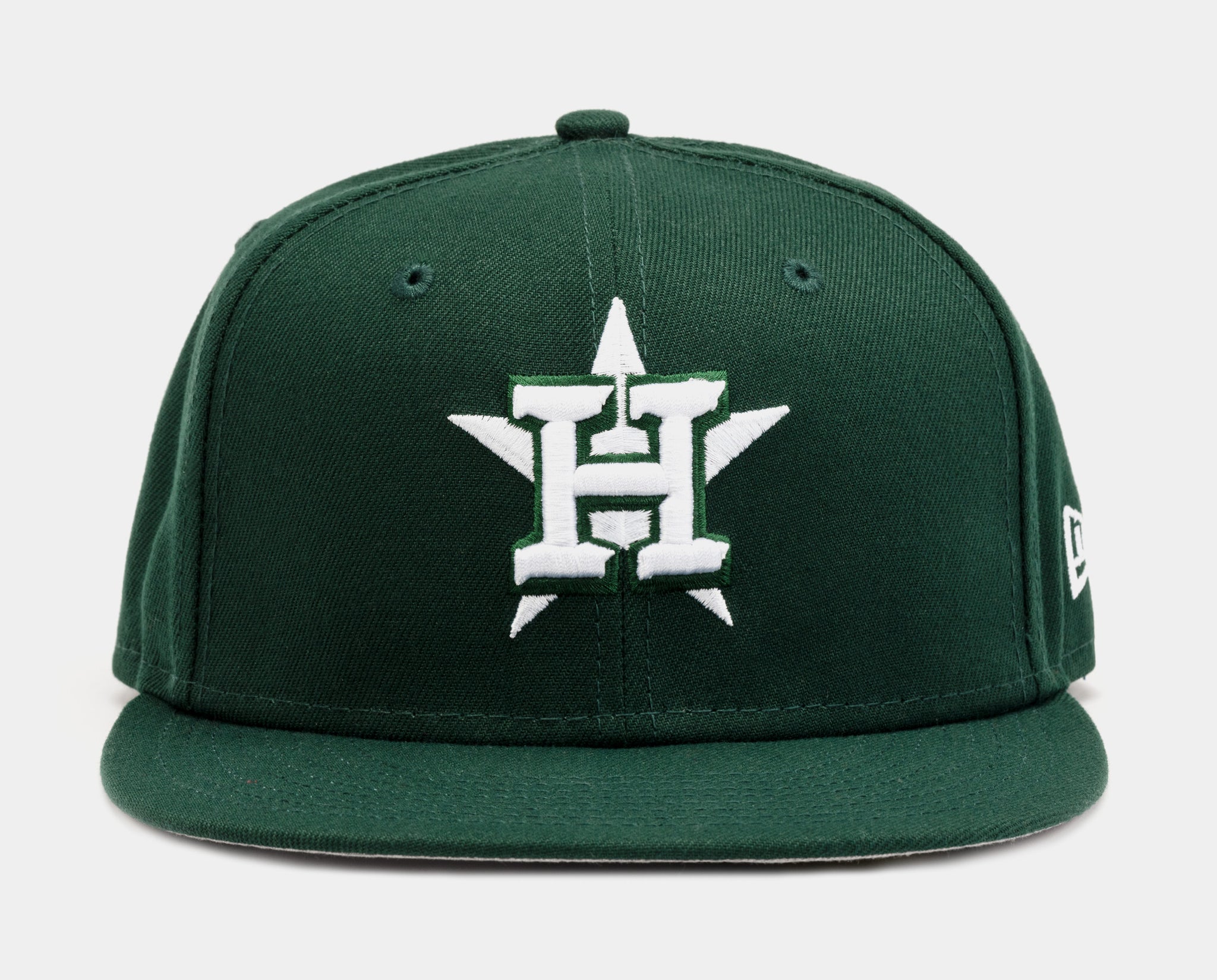 New Era Houston Astros Green 59FIFTY Mens Fitted Hat Green