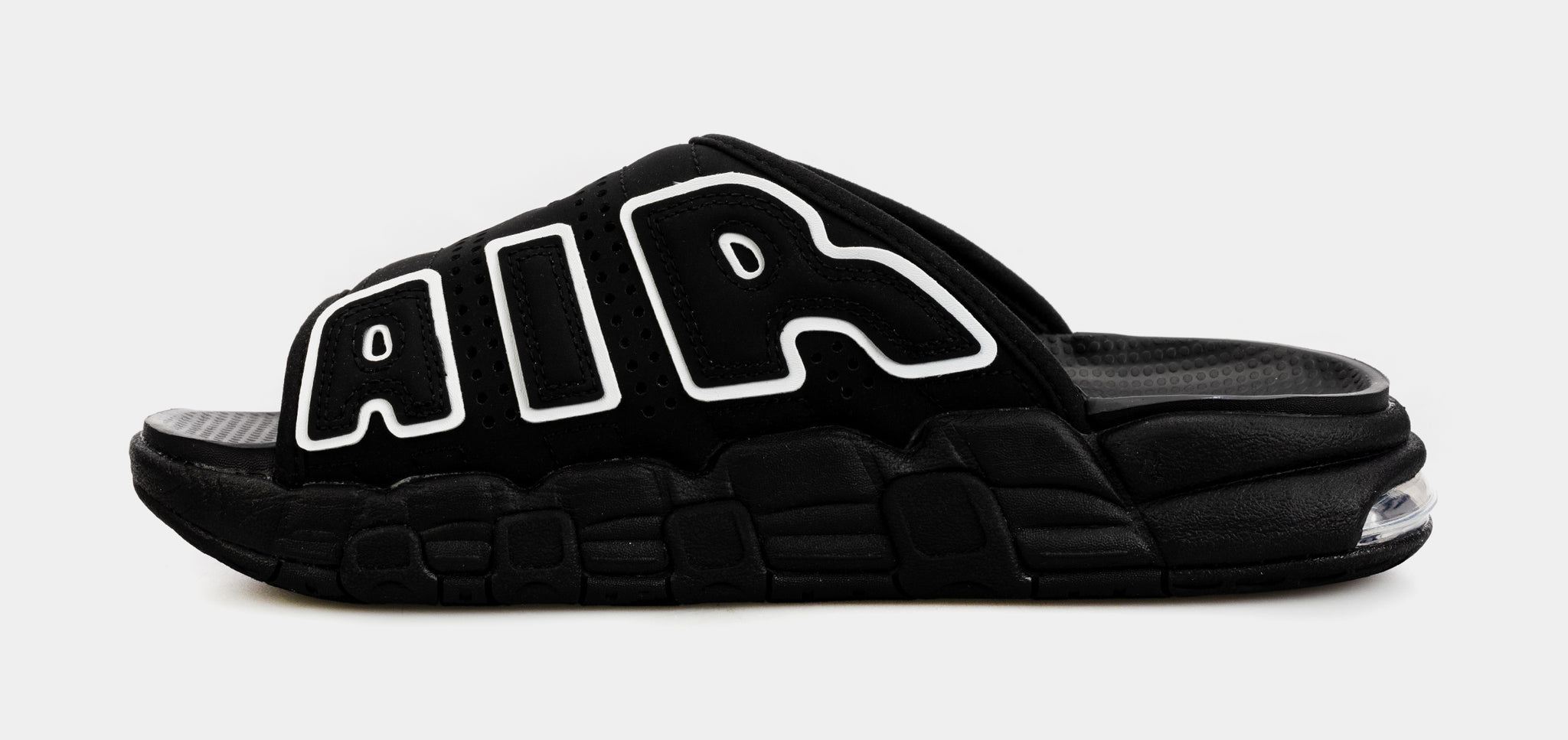 Nike Air More Uptempo Slide Mens Slides Black DV2137-001 – Shoe Palace