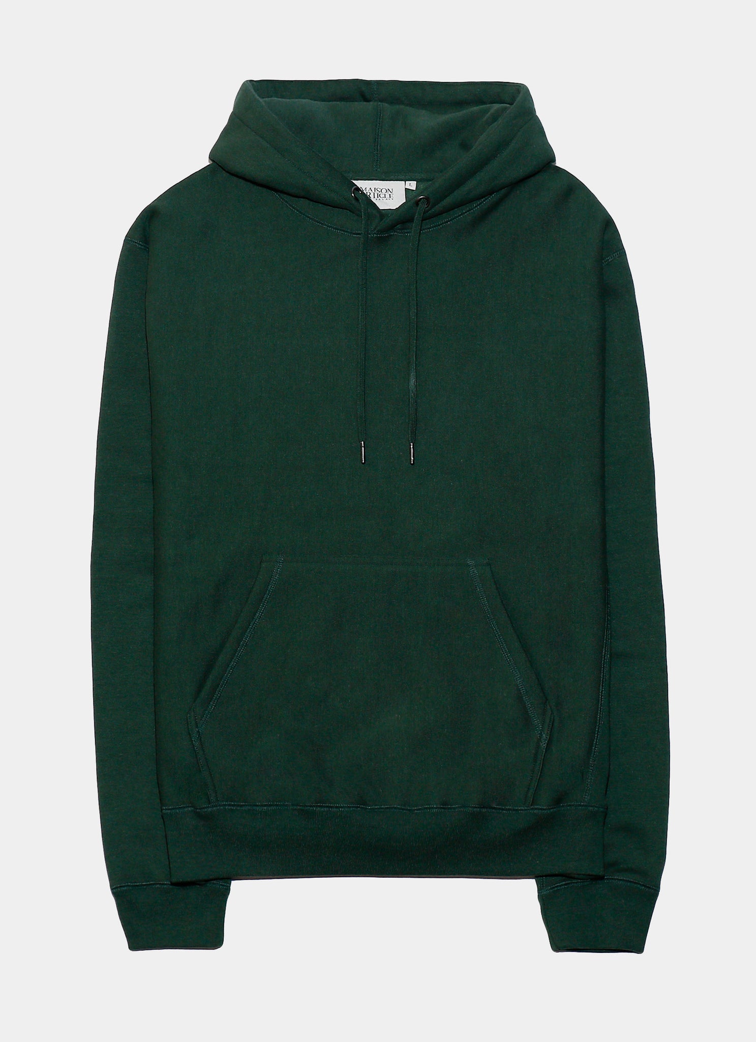 black and pine green hoodie