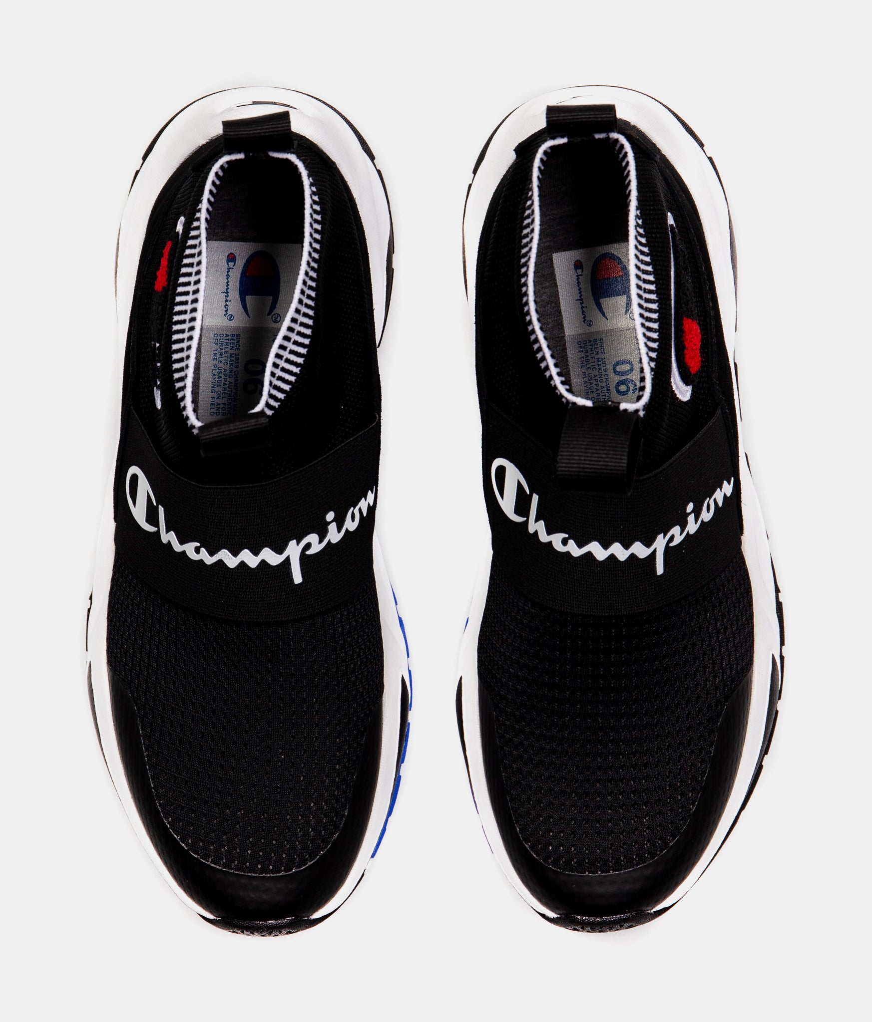 Shoes, Champion 5.5 size, Rally Lockdown, Black Champion Rally LTM CP100255M Mens Black Leather Slip On  main image 2