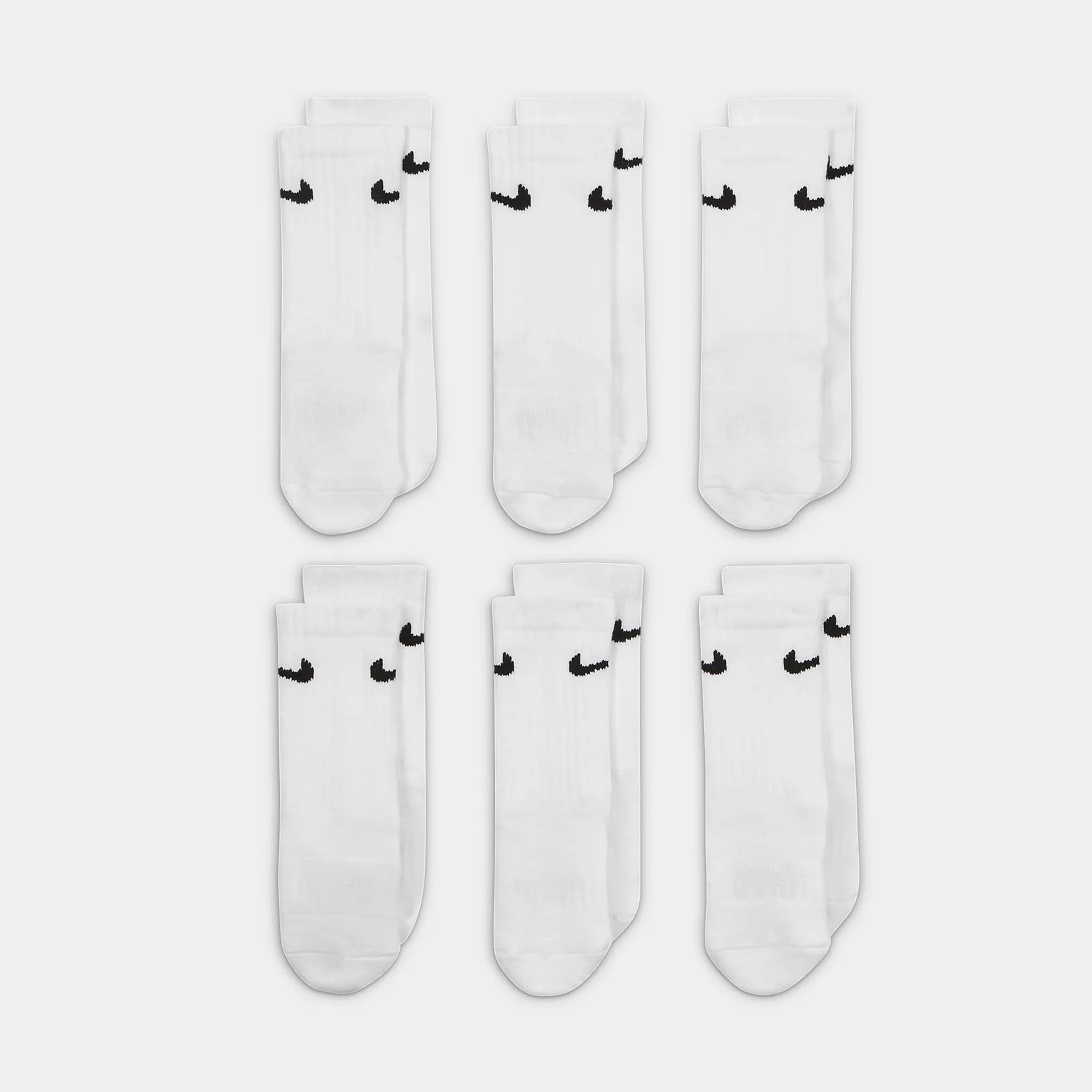 Nike Dri Fit Crew Preschool Socks White UN0019001 Shoe Palace