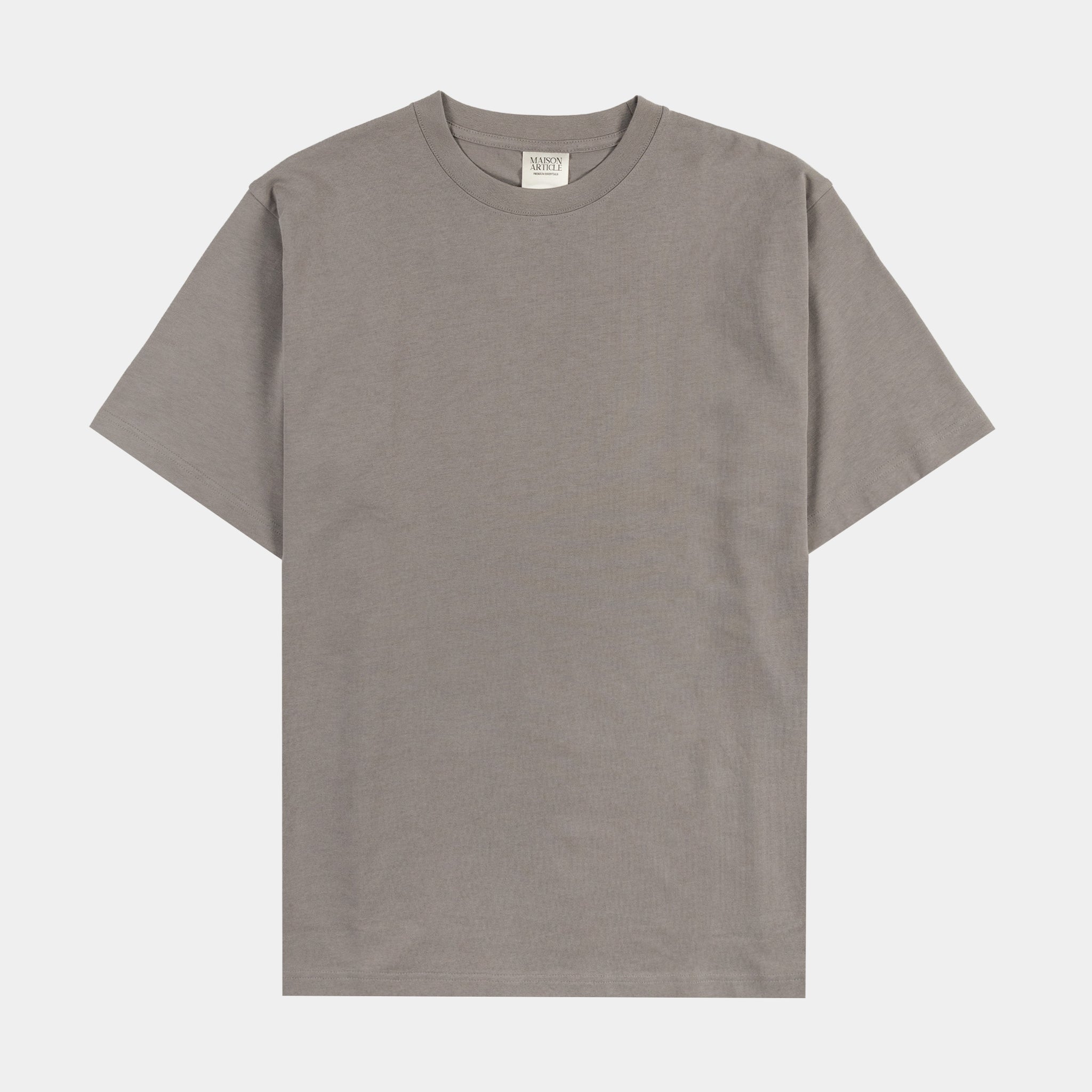Novelty Stone – Grey Shirt Mens Sleeve Shoe MATS07 Solid Short Maison Article Palace