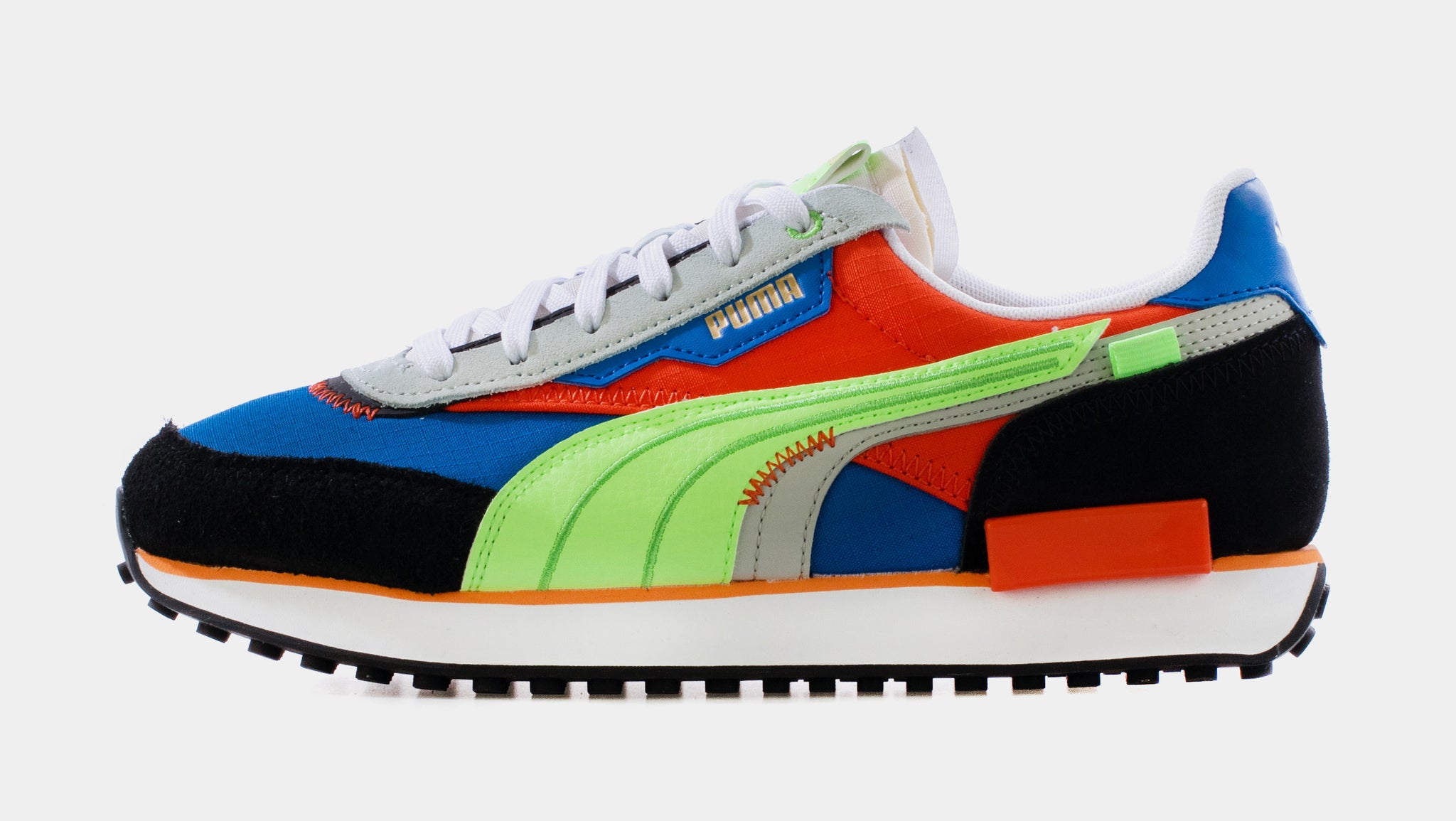 Puma Club 2 Tenis Puma Future Rider Displaced - Hombre - Azul/Verde ...