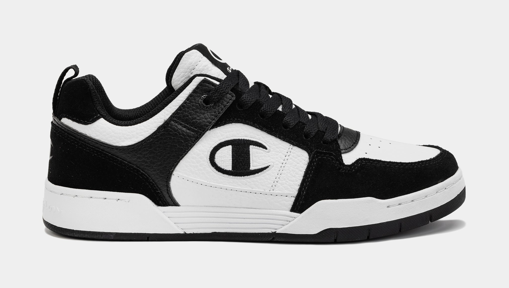 Champion Arena Lo Mens Lifestyle Shoes Black White CAS10343M Shoe Palace