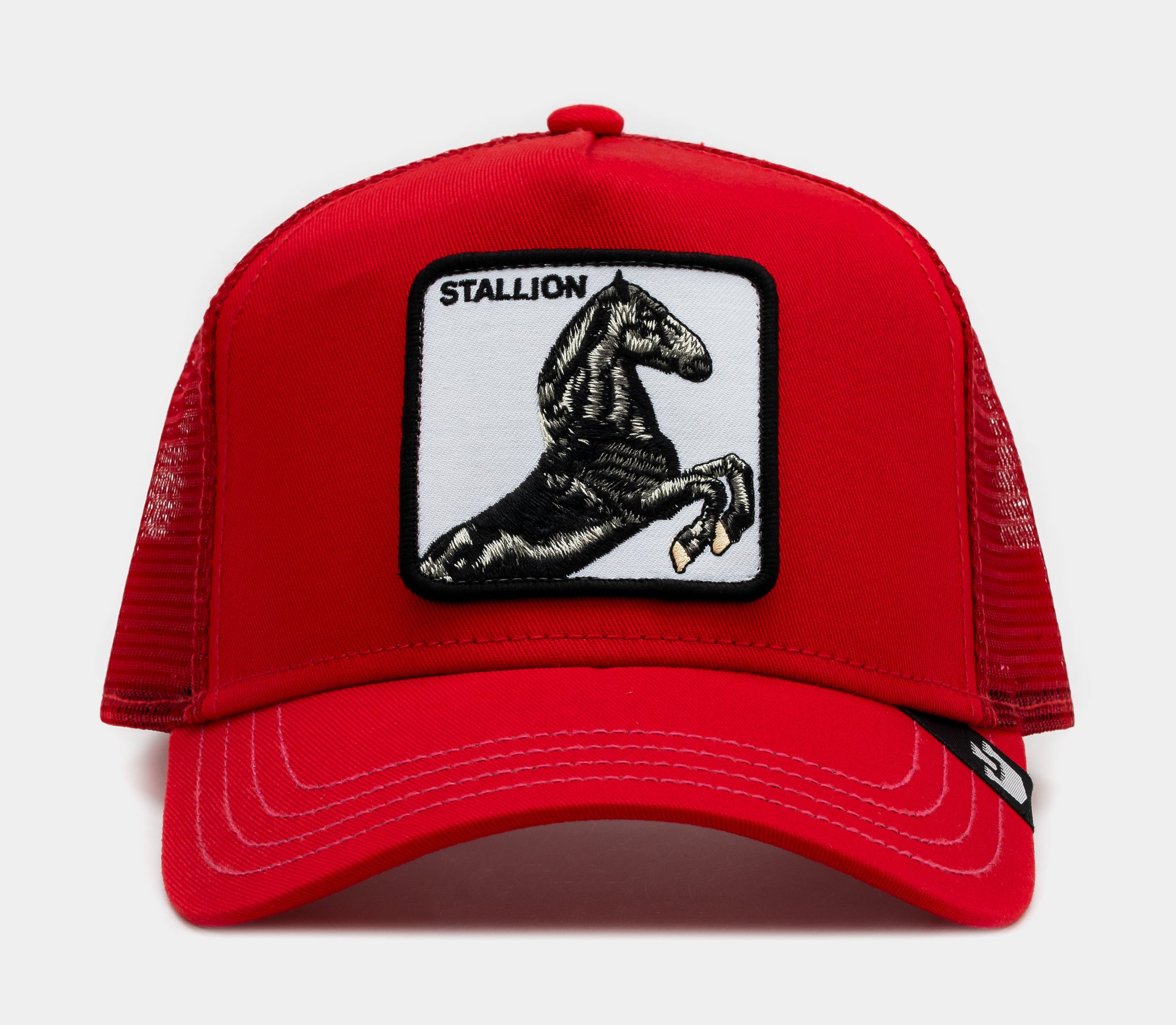 Goorin Bros The Stallion 14x14 Trucker Mens Hat Red Black 101-0393-RED –  Shoe Palace