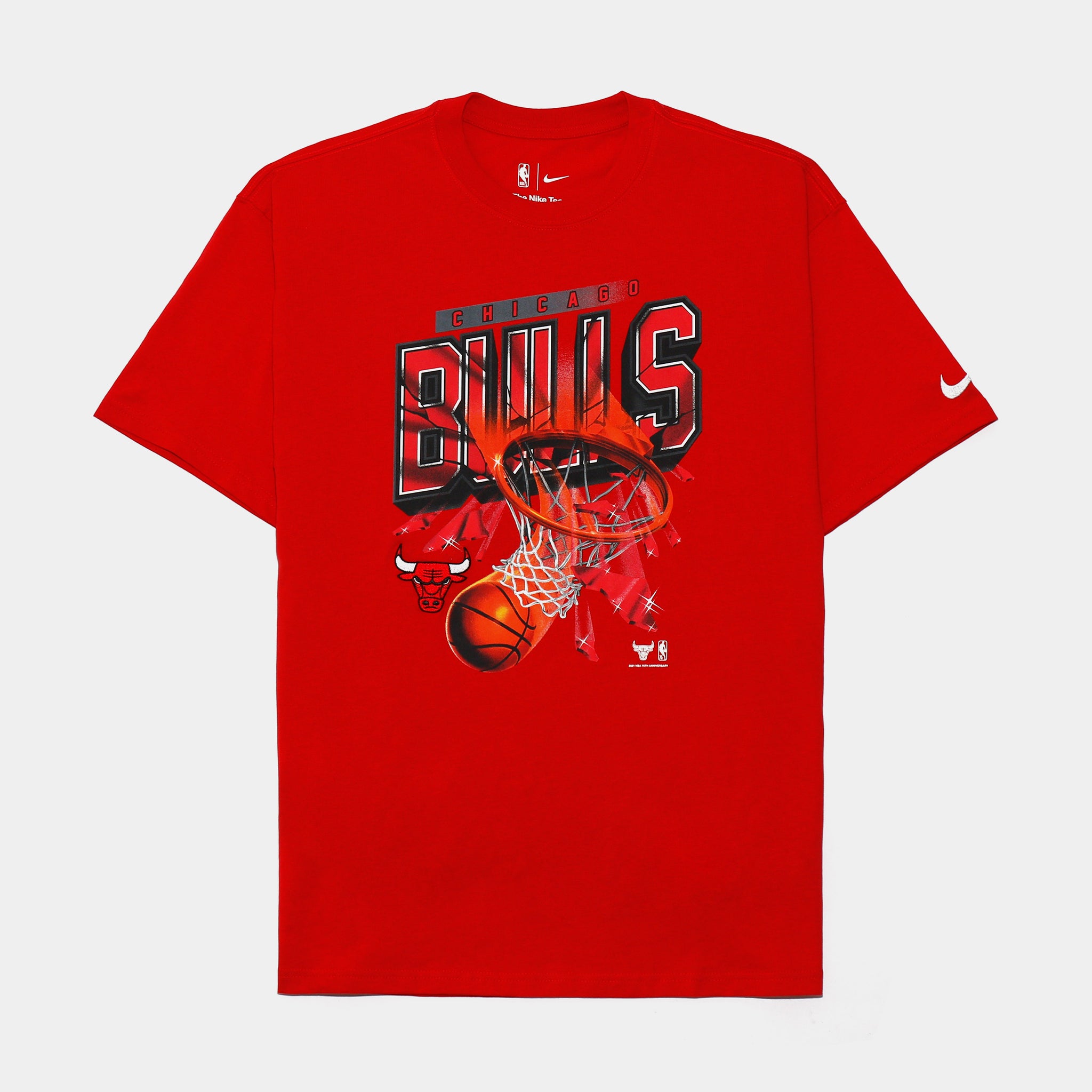 Chicago Bulls Nike Men's NBA T-Shirt in Black, Size: 2XL | DZ0265-010