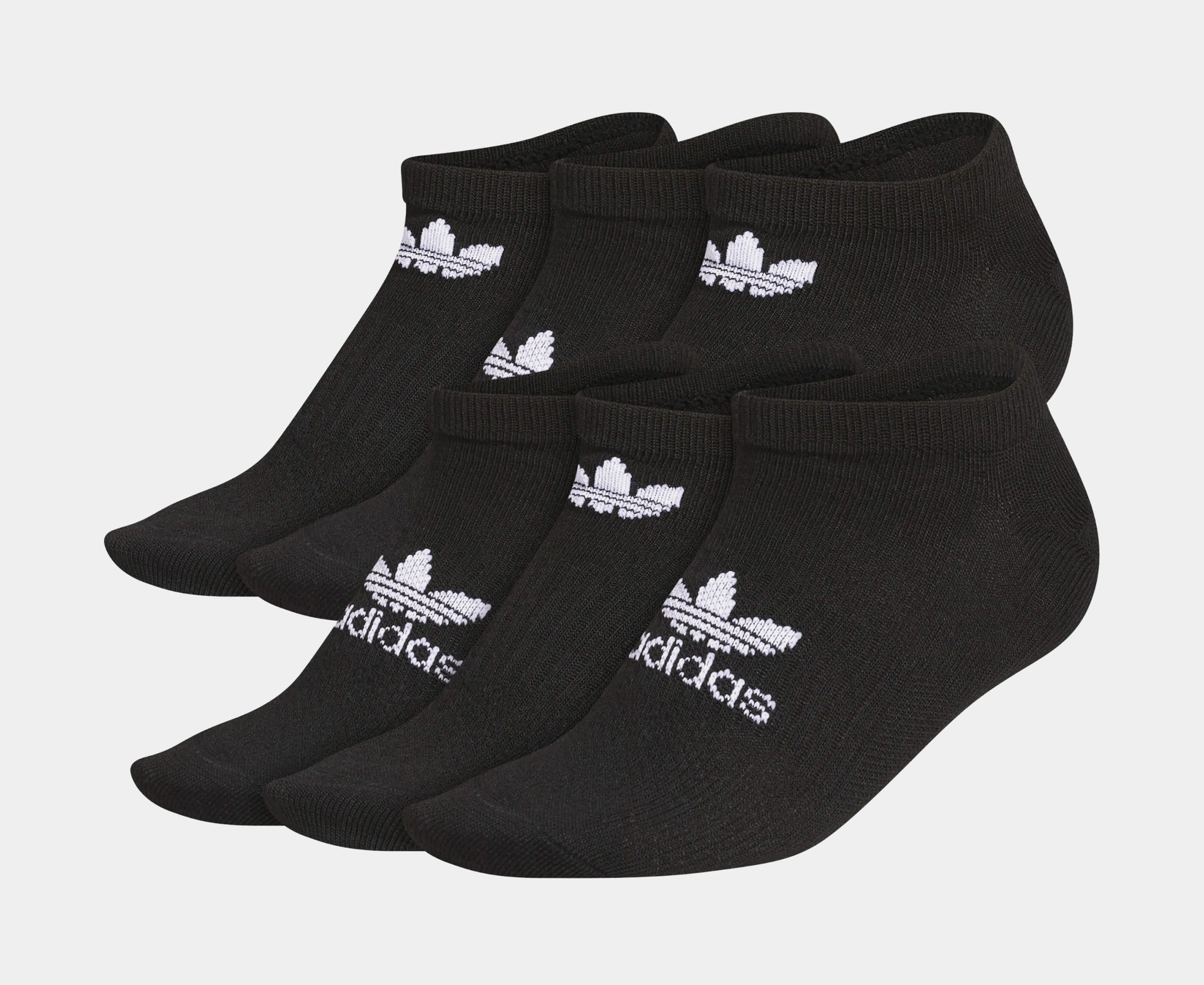 adidas Trefoil Superlite No Show Womens Socks Black FZ6681 – Shoe