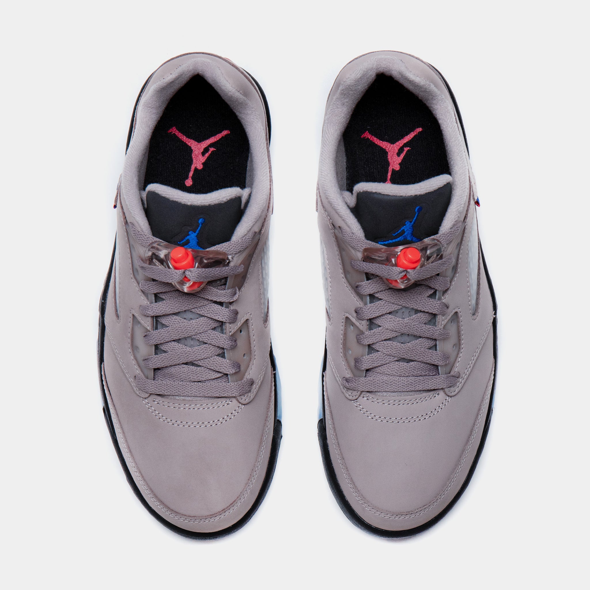 Jordan Air Jordan 5 Low x PSG Mens Lifestyle Shoes Grey Black Free