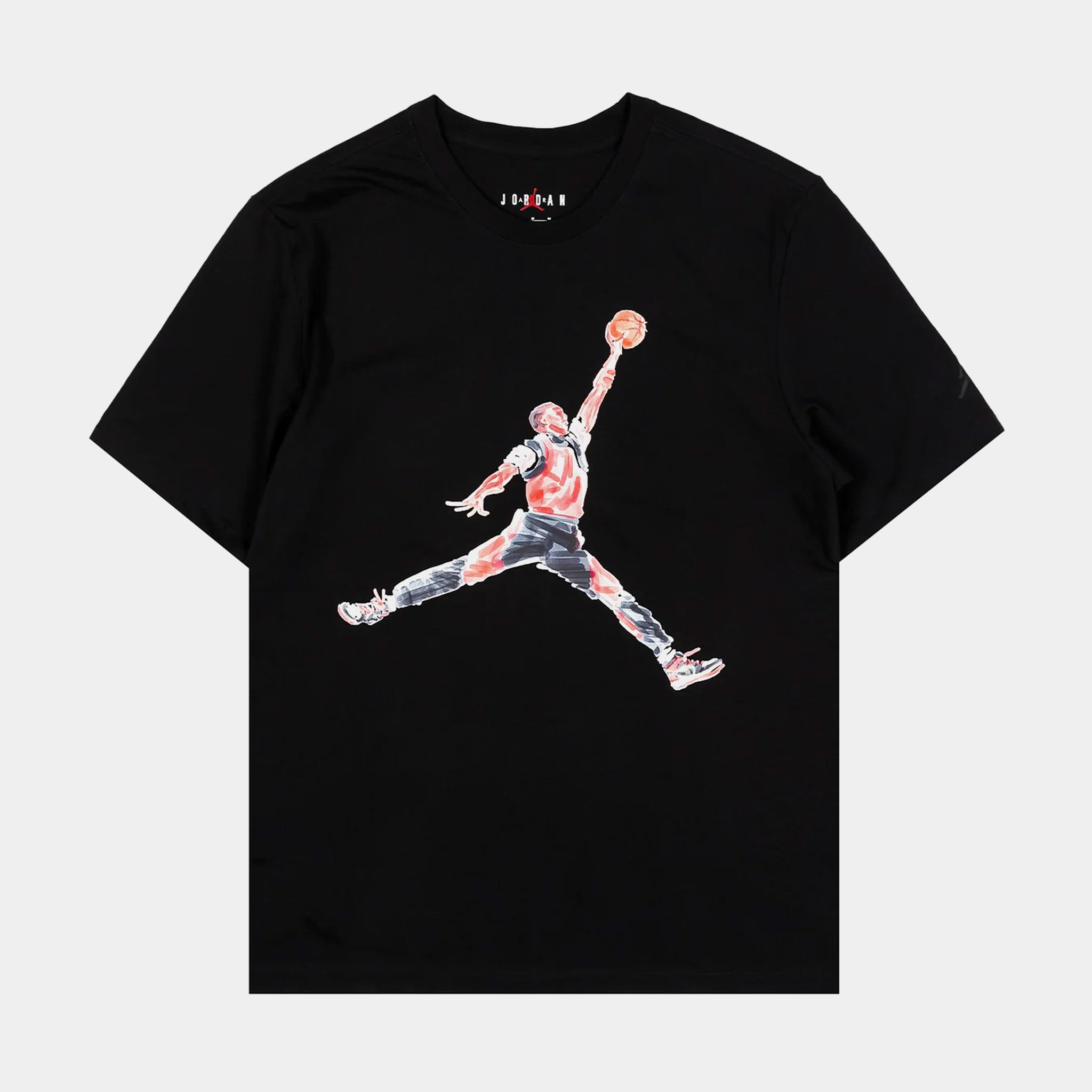 Short Sleeve Air Jordan Jumpman T Shirts Jordan Jumpman Watercolor