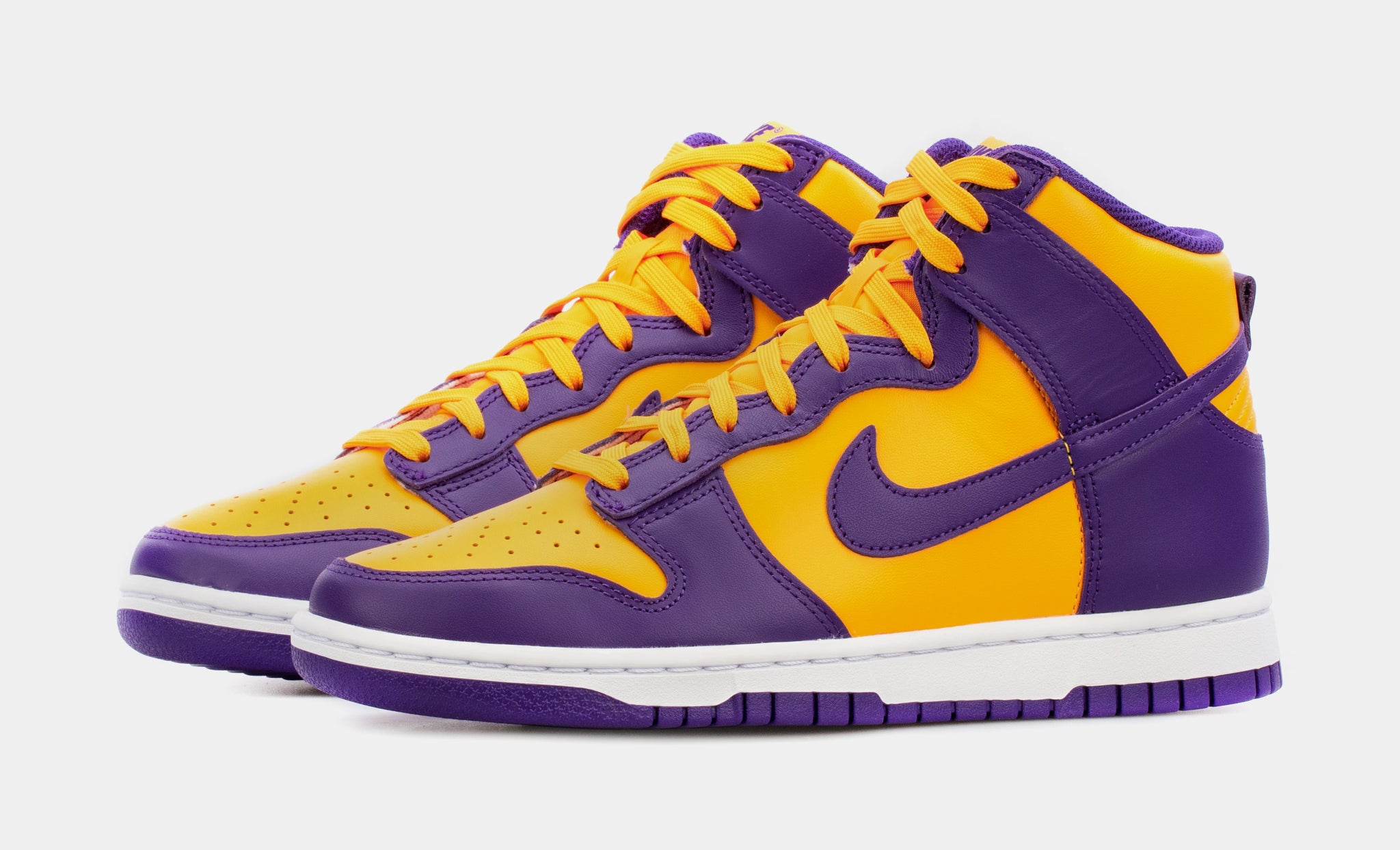 Dunk Hi Lakers Mens Lifestyle Shoes (Purple/Yellow)
