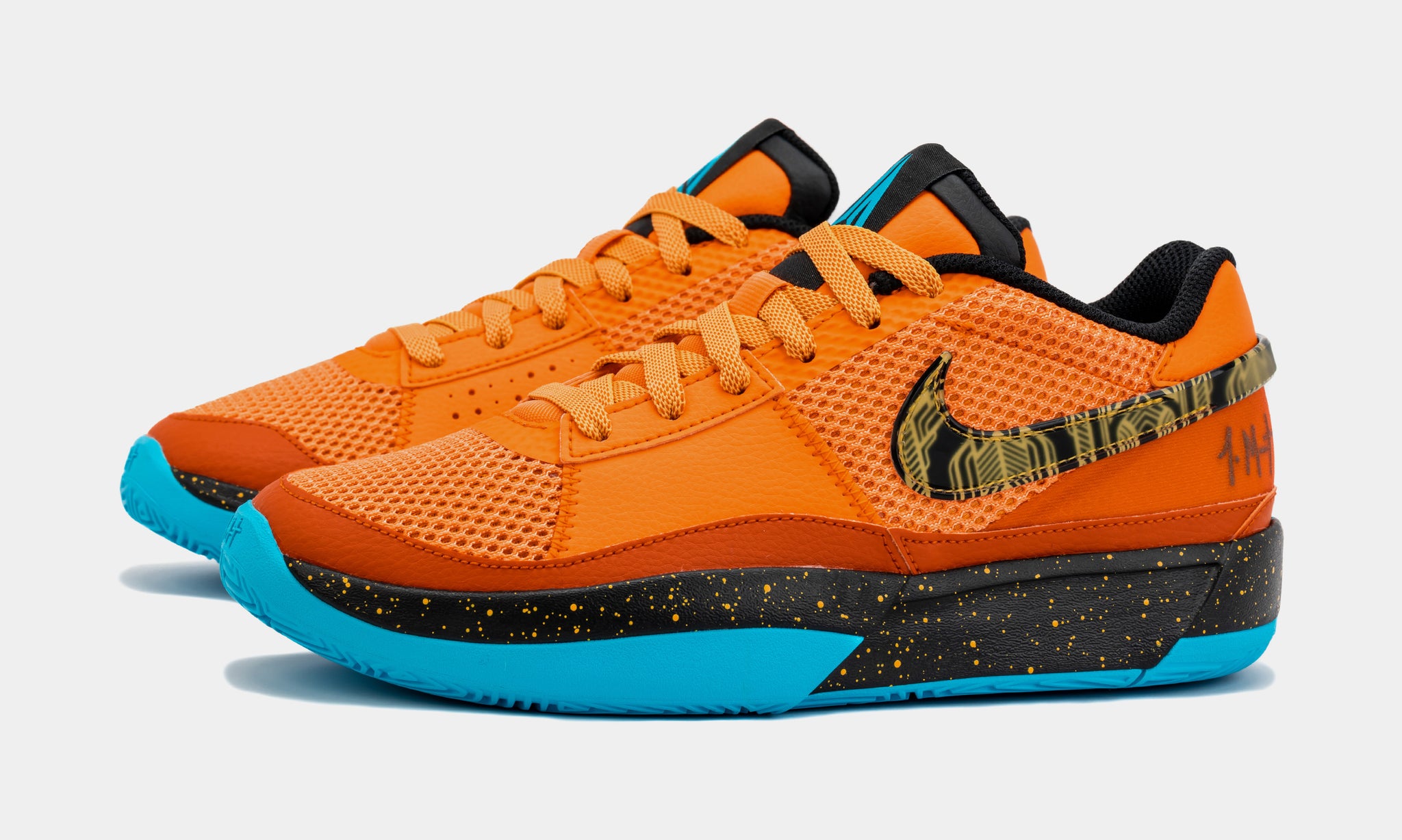 Basketball Shoes Orange Blue Sneakers Nike LeBron 12 Low Cavs