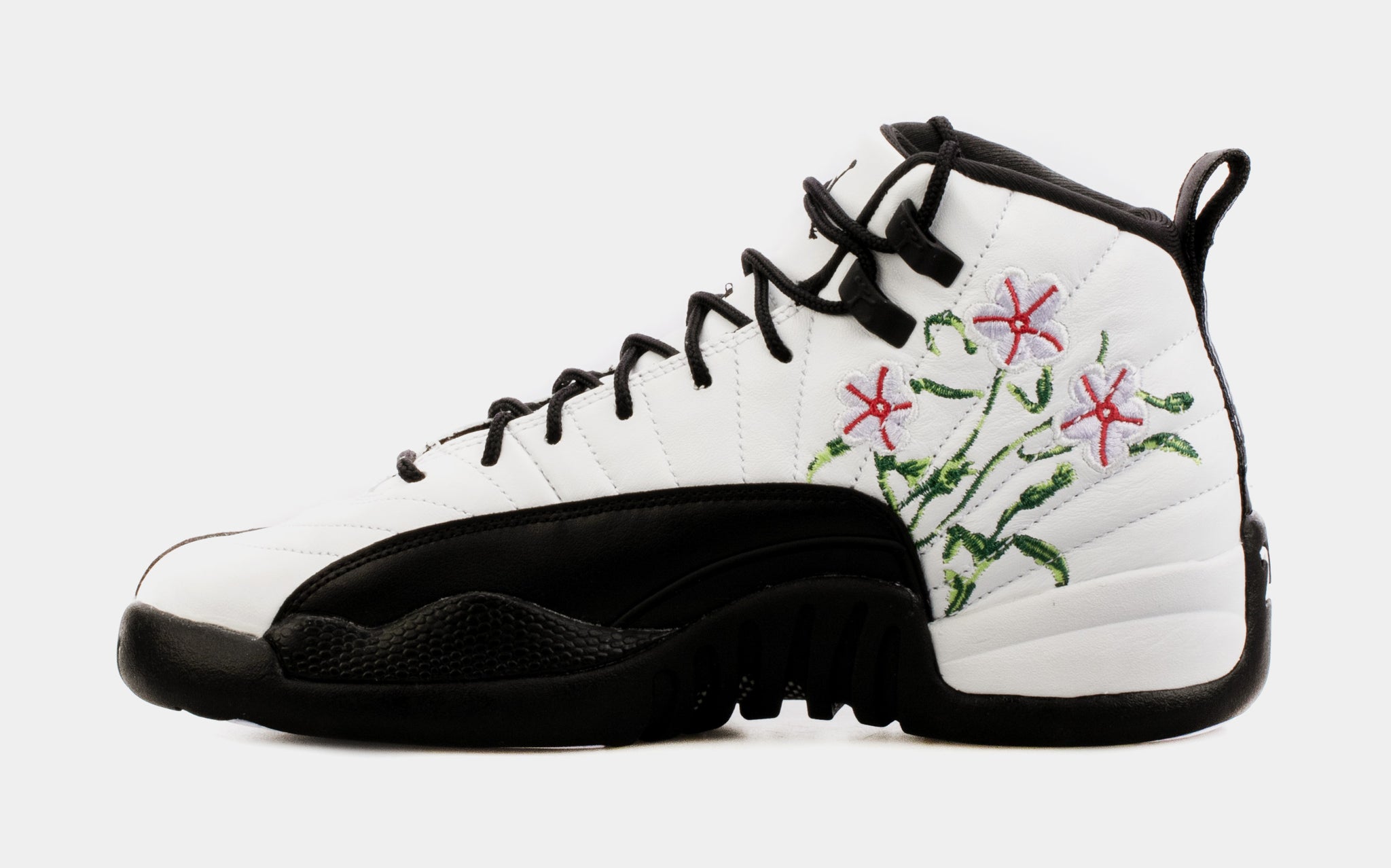 Jordan Jordan 12 Retro Floral Grade Lifestyle Shoes White Black DR6956-100 – Shoe Palace
