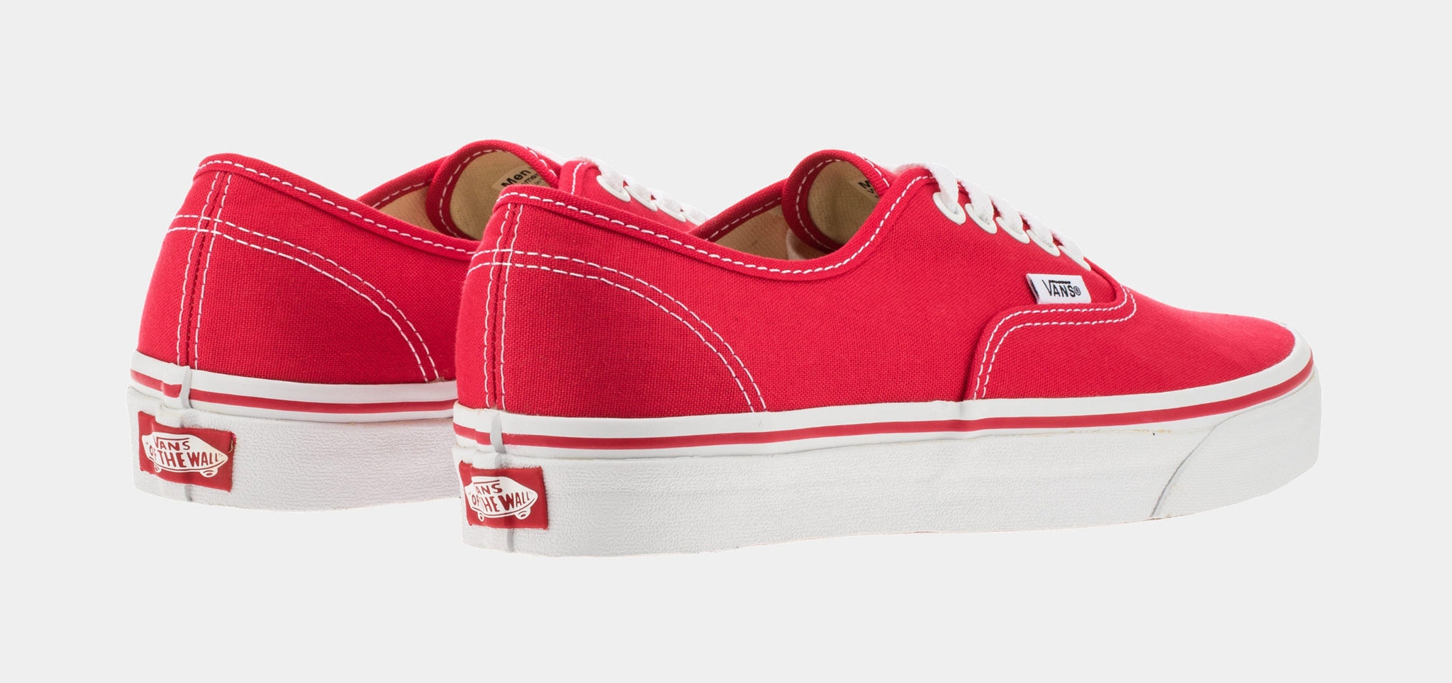 Red vans mens shoes Clearance