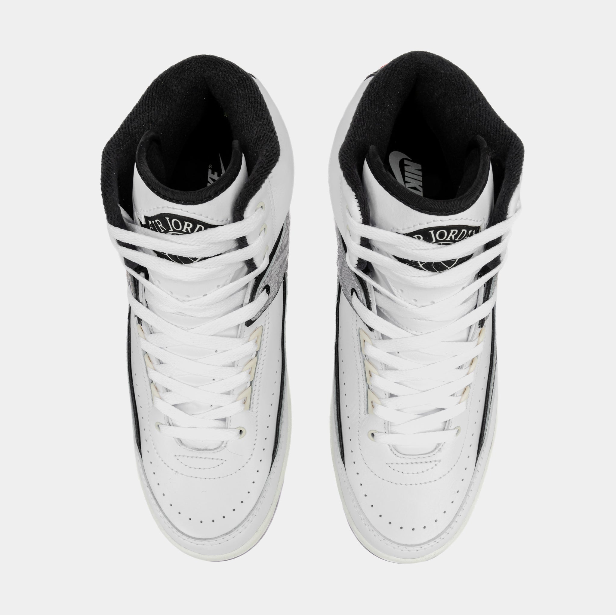 Jordan Air Jordan 2 Retro Python Mens Lifestyle Shoes White Fire Red ...