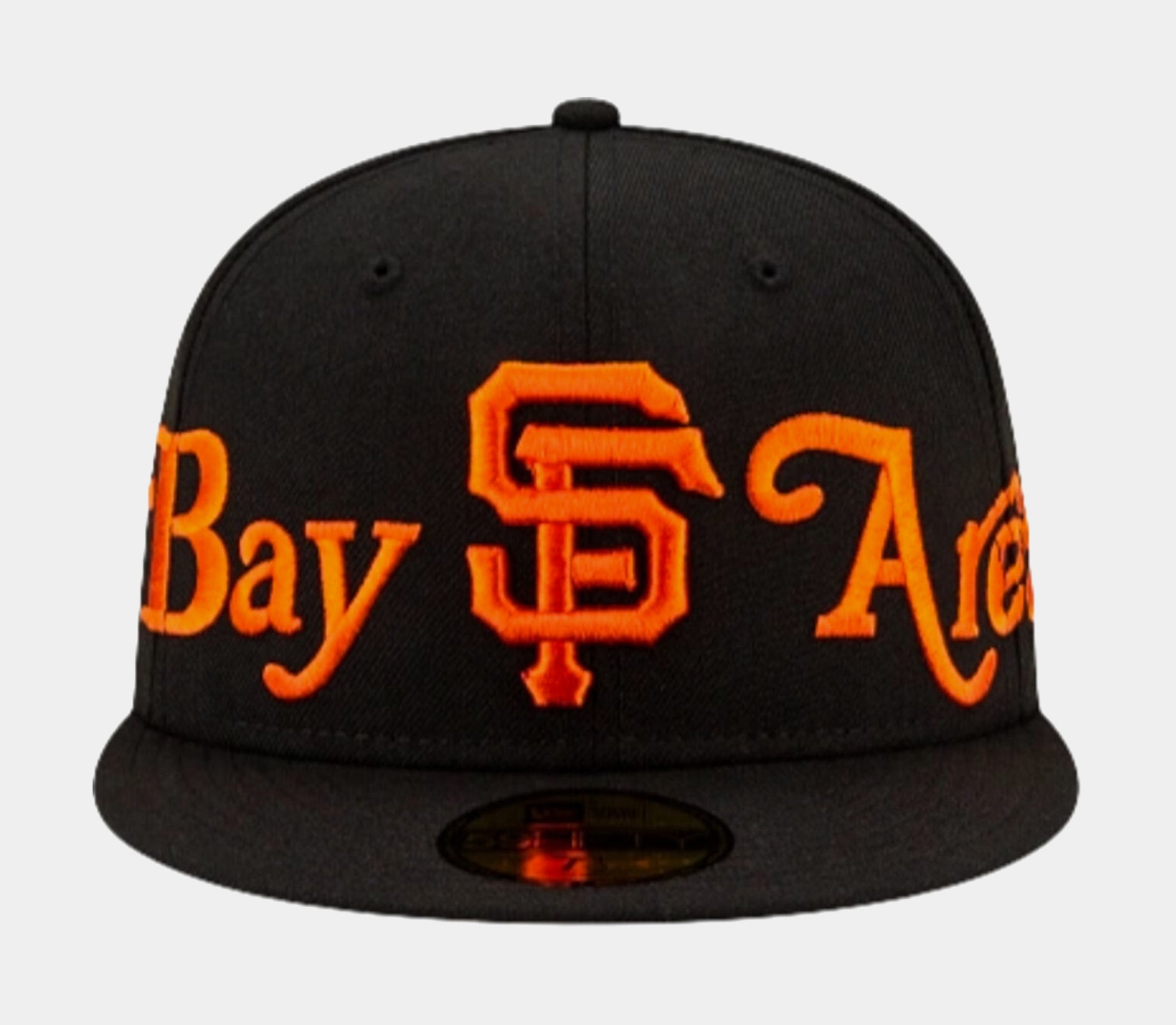 New Era Men's Stone and Black San Francisco Giants Retro 59FIFTY Fitted Hat