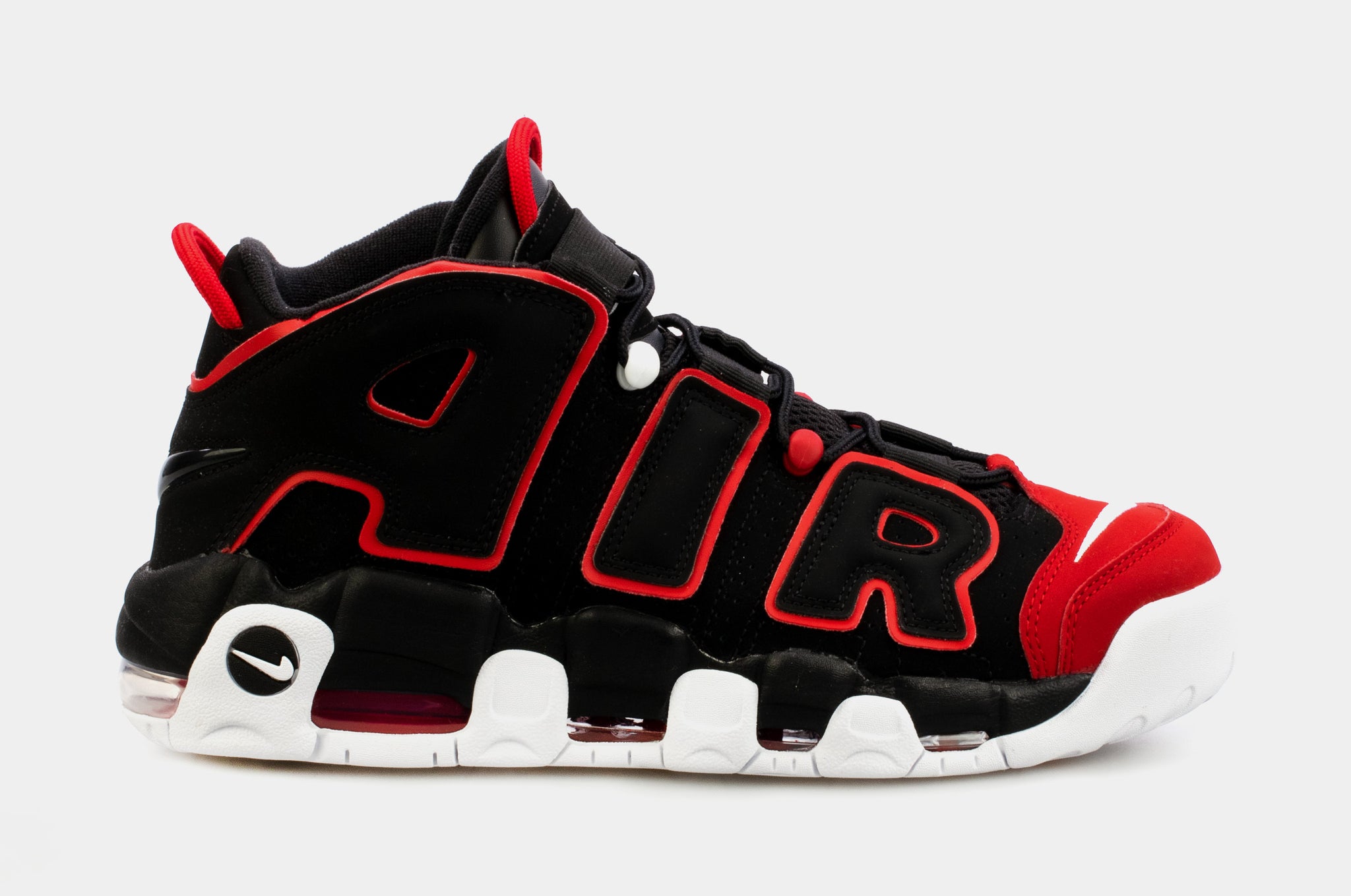 Nike Air More Uptempo Red Toe Mens Basketball Shoes Black Red FD0274-001 –  Shoe Palace