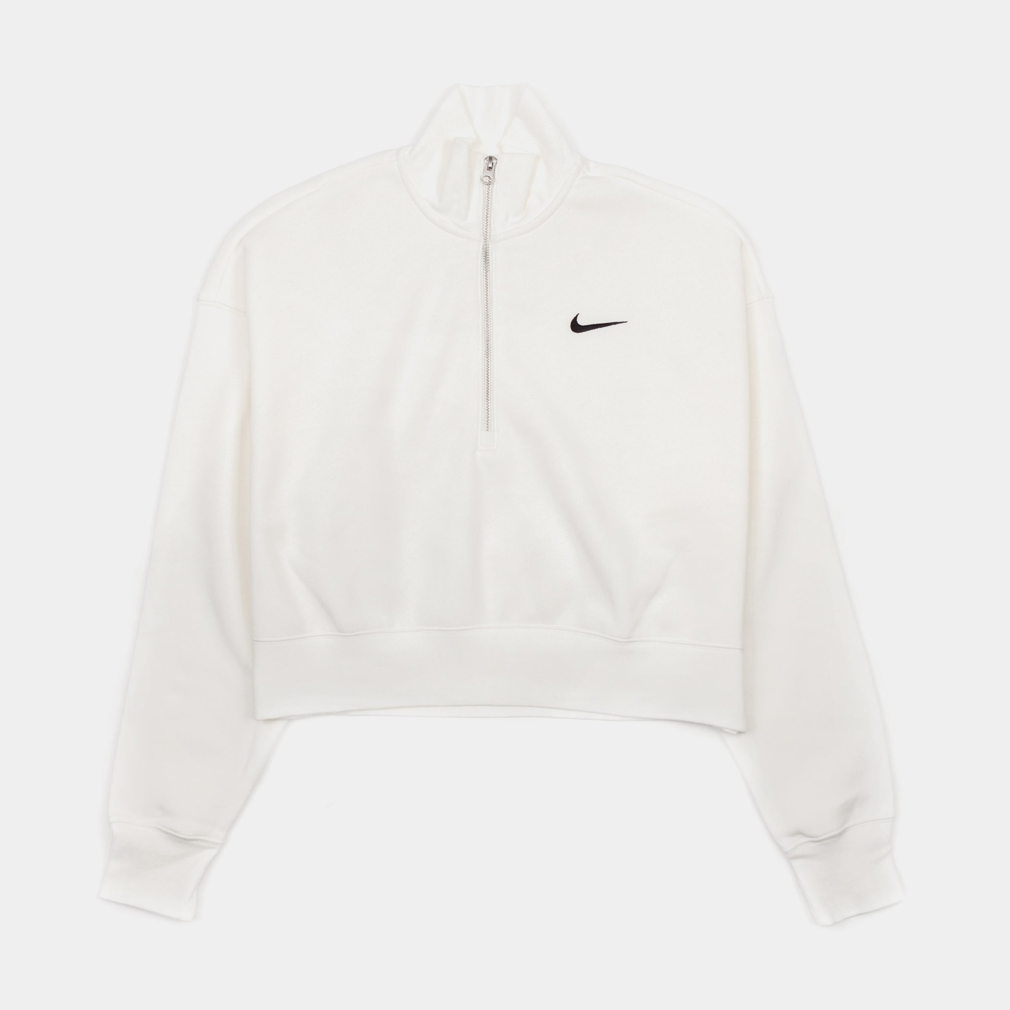 Nike NSW Phoenix Fleece Oversized Half-Zip Crop Womens Hoodie