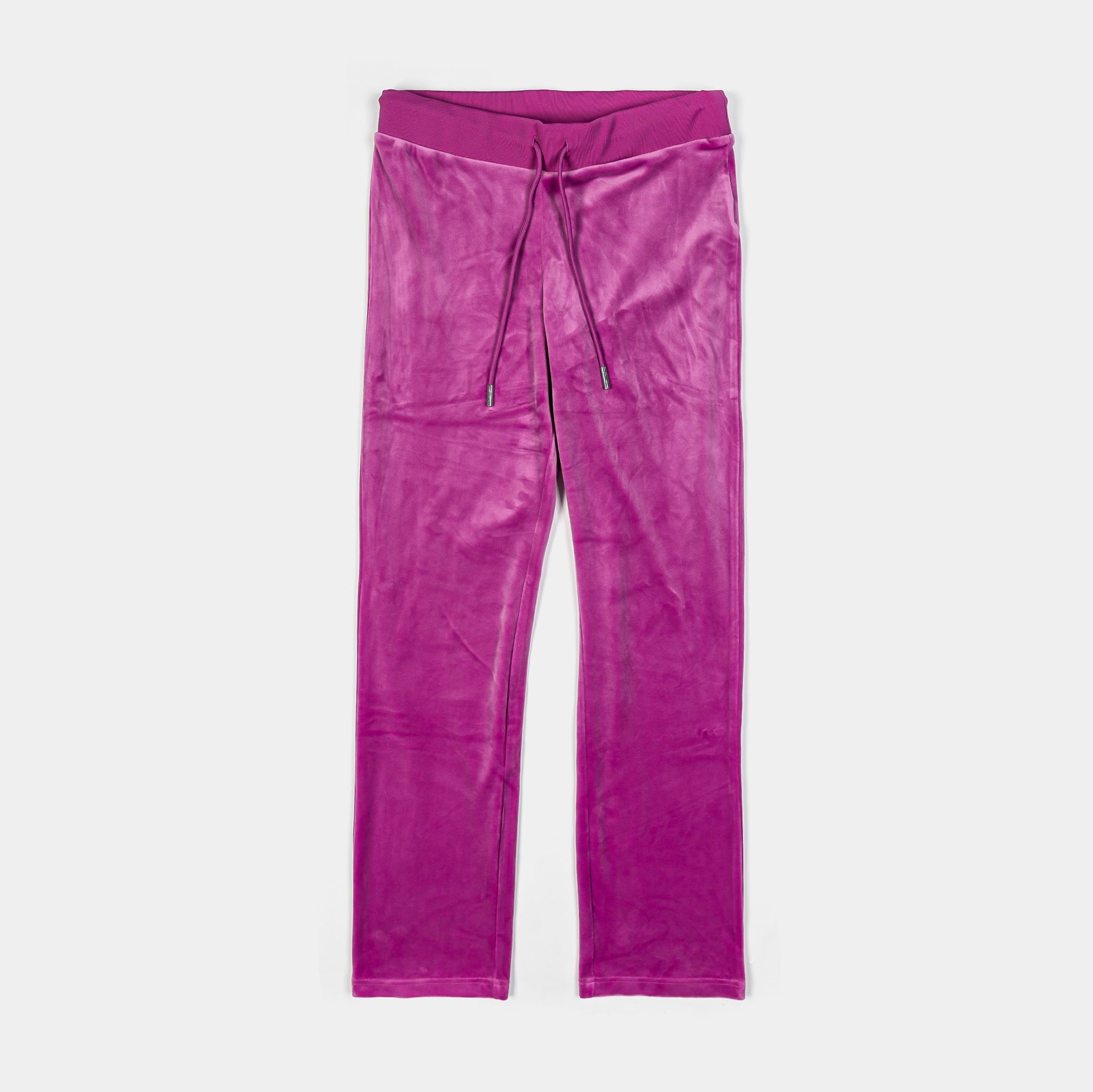 Juicy Couture OG Big Bling Velour Womens Track Pants Purple