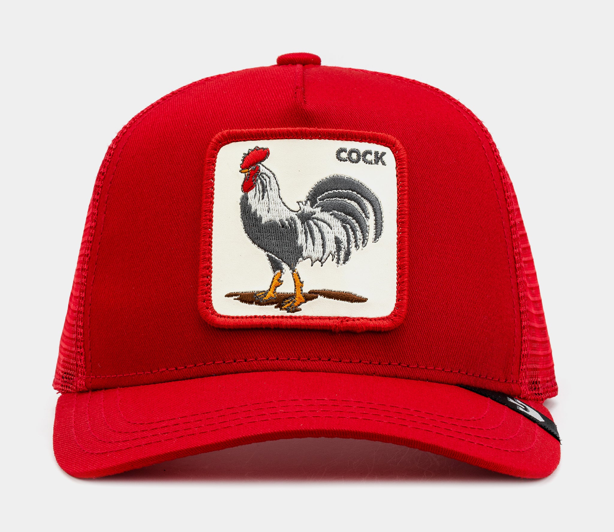 Goorin Bros Rooster Truckin Trucker Mens Hat Red 101-0996-RED