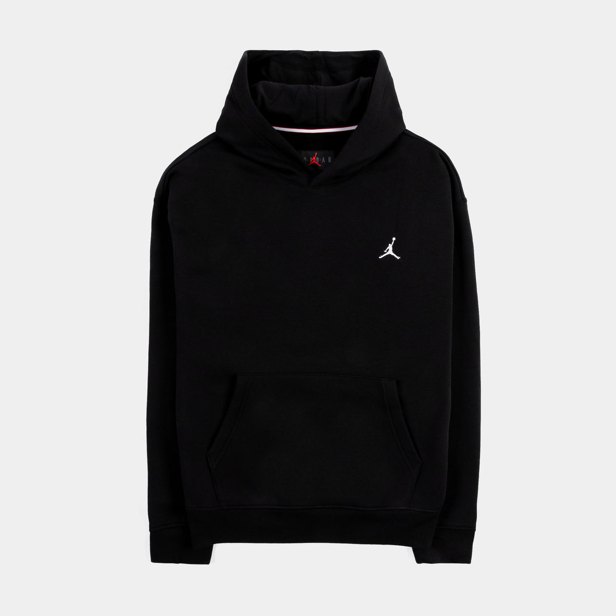 Jordan Essentials Fleece Pullover Mens Hoodie Black FJ7774-010 â Shoe Palace