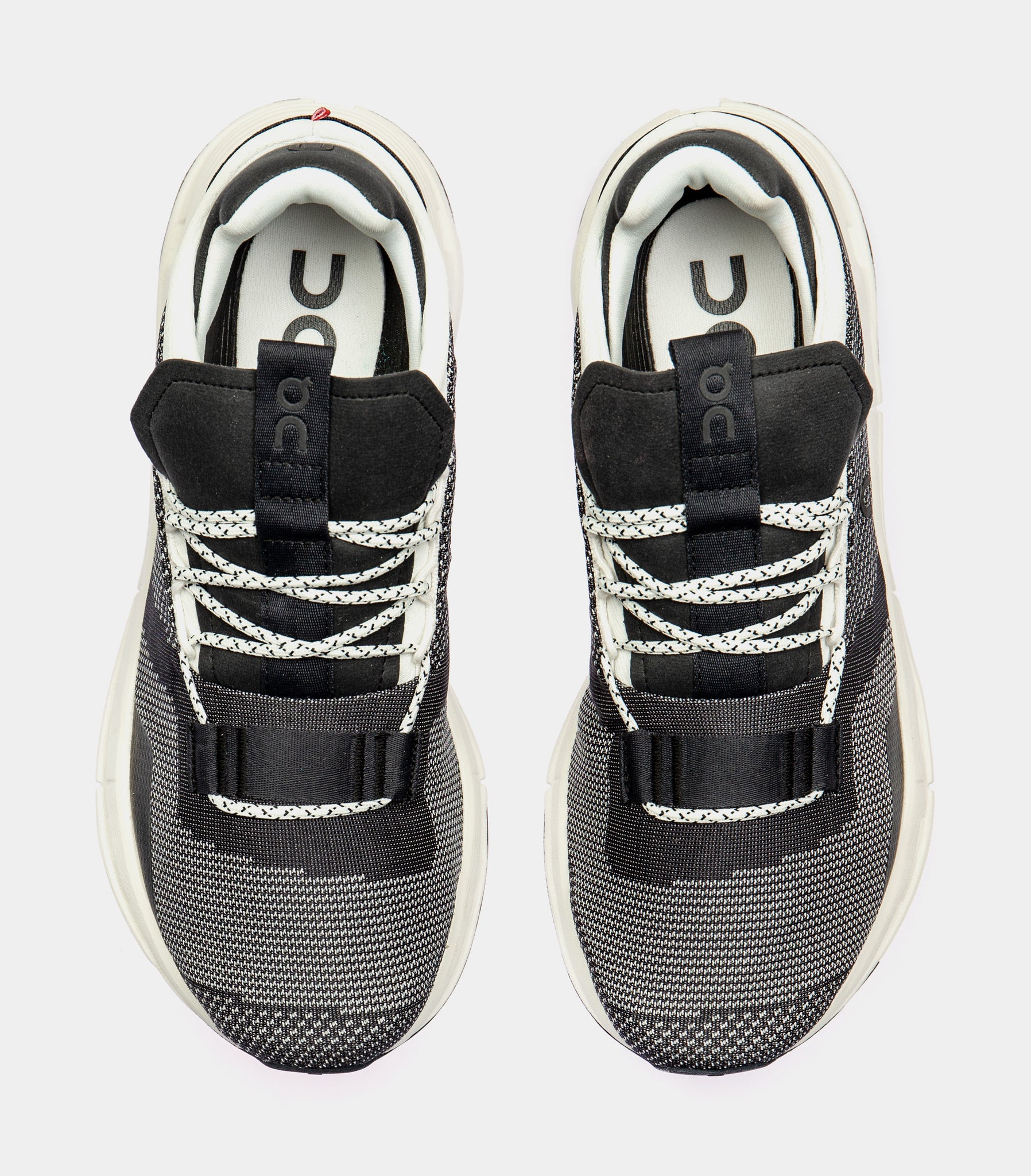 On Cloudnova Black White Mens Running Shoes Black Free Shipping 26.