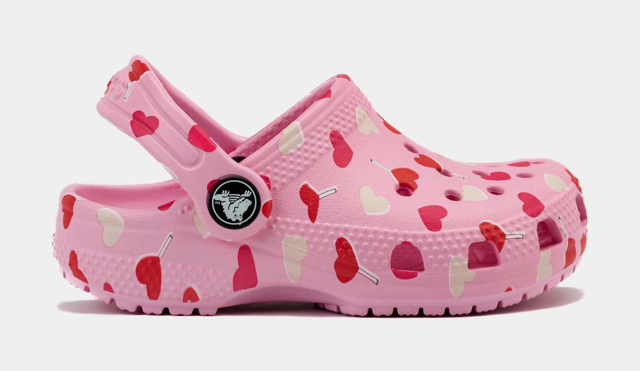 Crocs V Day Classic Clog Infant Toddler Sandals Pink Red 209755-6S0 ...