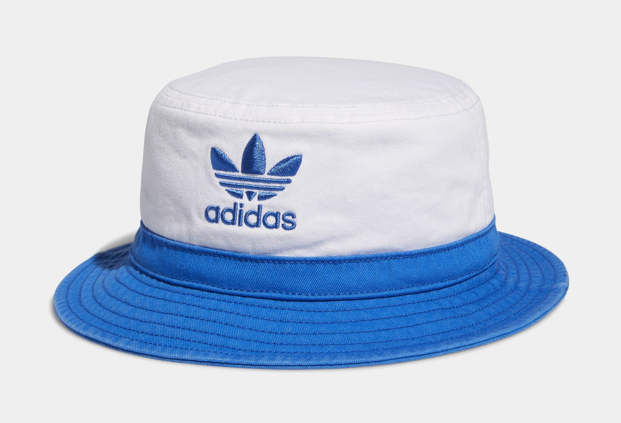 adidas Washed Bucket Hat Mens Hat Blue White GA5271 Shoe Palace