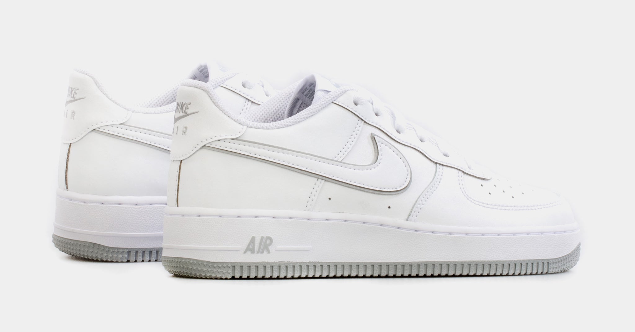 white nike air force 1 grade school
