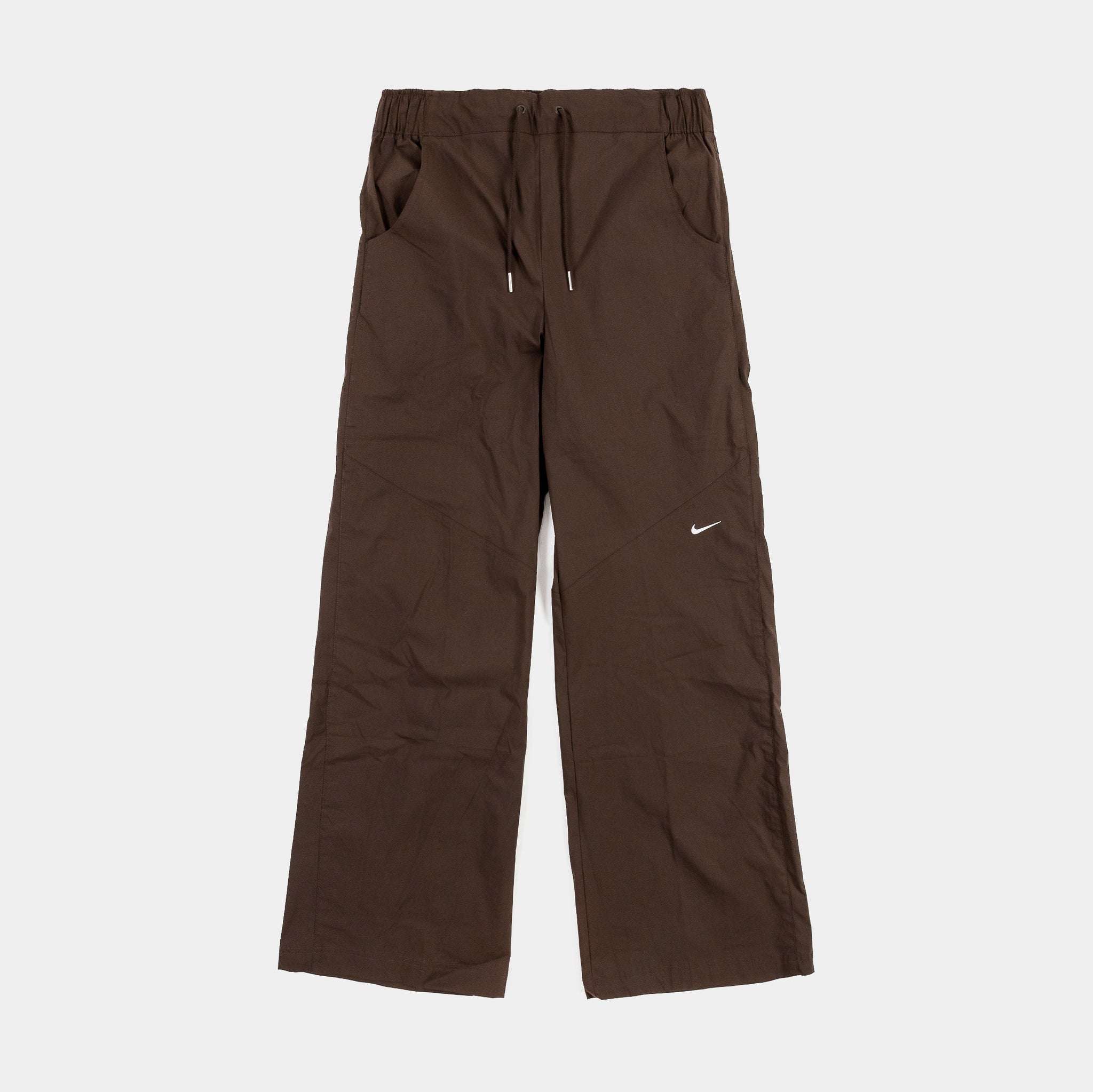NSW Essential High-Rise Woven Cargo Womens Pants (Brown)