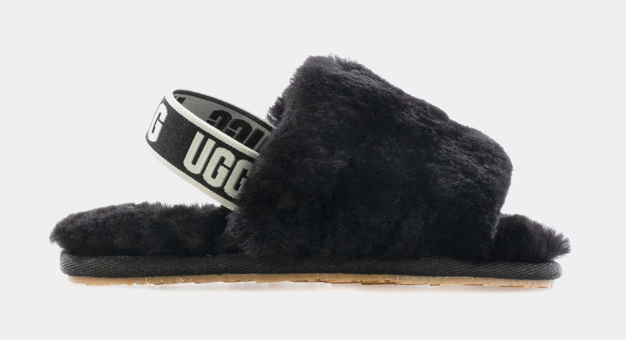UGG Fluff Yeah Toddler Slide Sandal Black 1098579T BLK – Shoe Palace
