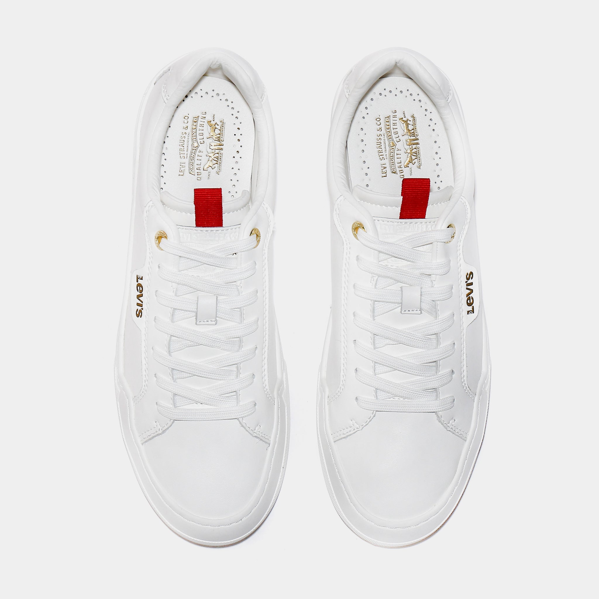 Discover 53+ levis sneakers white latest