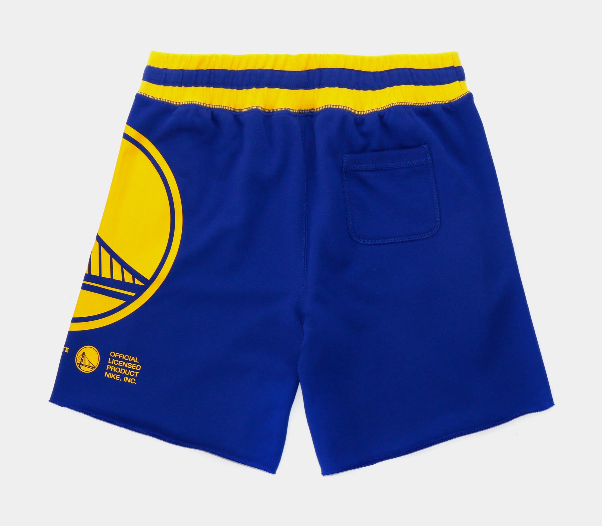 Nike Men's Golden State Warriors Yellow Courtside DNA Shorts