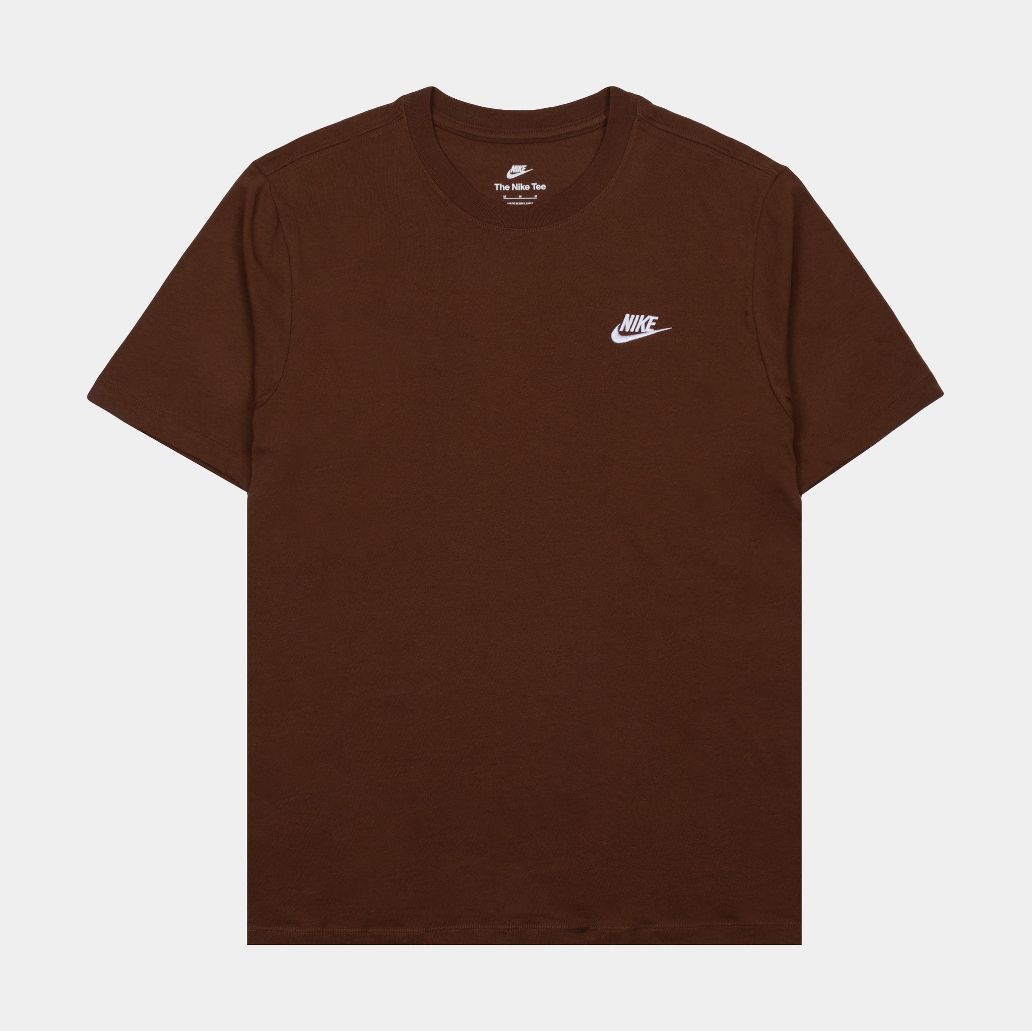 Nike NSW Club Mens Short Sleeve Shirt Brown AR4997-259 – Shoe Palace