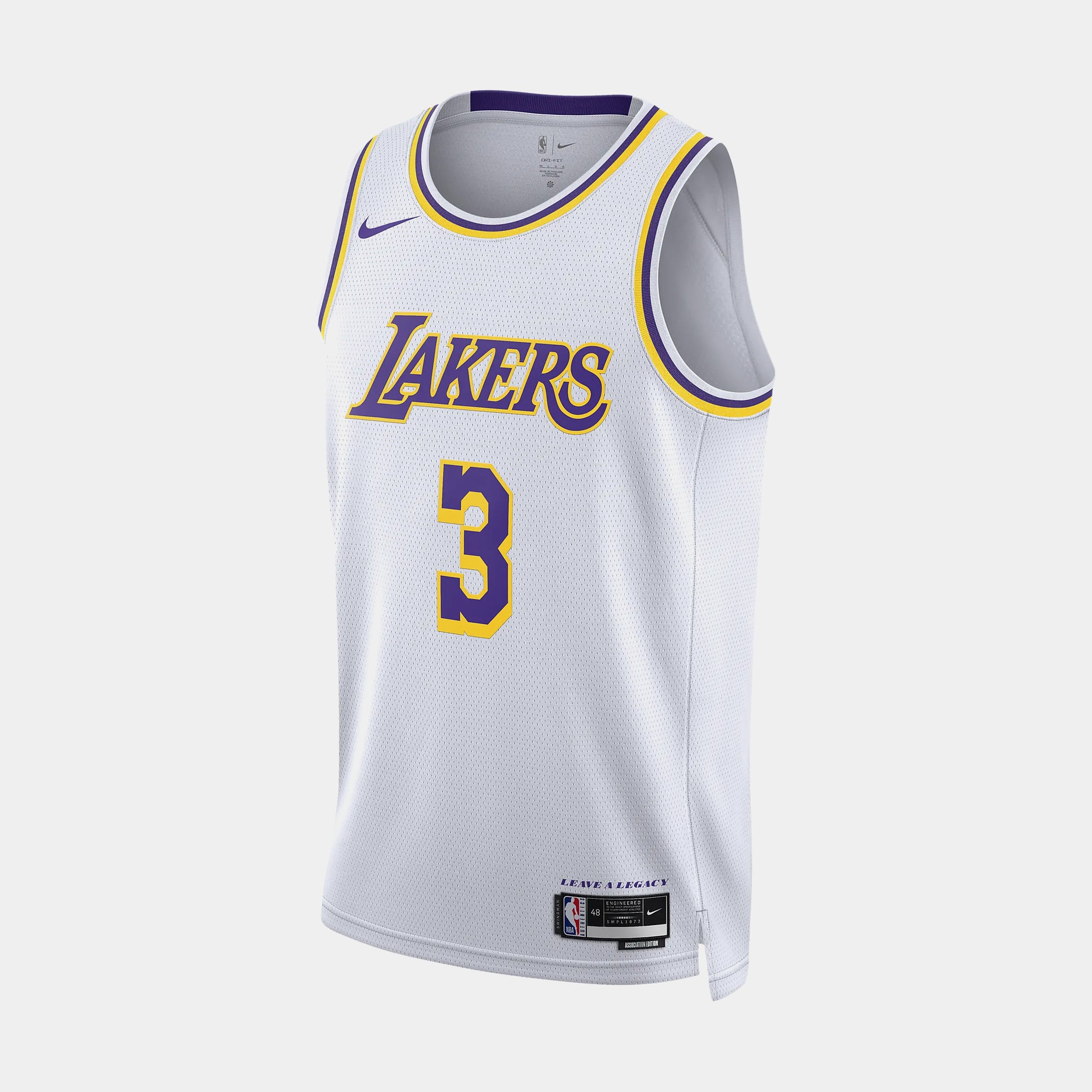 Nike Basketball NBA LA Lakers Anthony Davis Swingman jersey unisex vest in  yellow