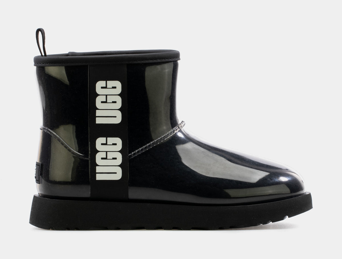 UGG Classic Clear Mini Womens Boots Black 1113190 BLK – Shoe Palace