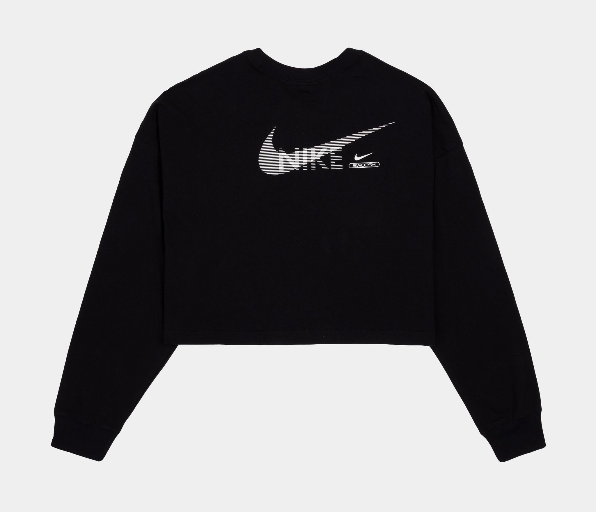 Nike NSW Swoosh Long Sleeve Shirt Black DR5632-010 – Shoe Palace
