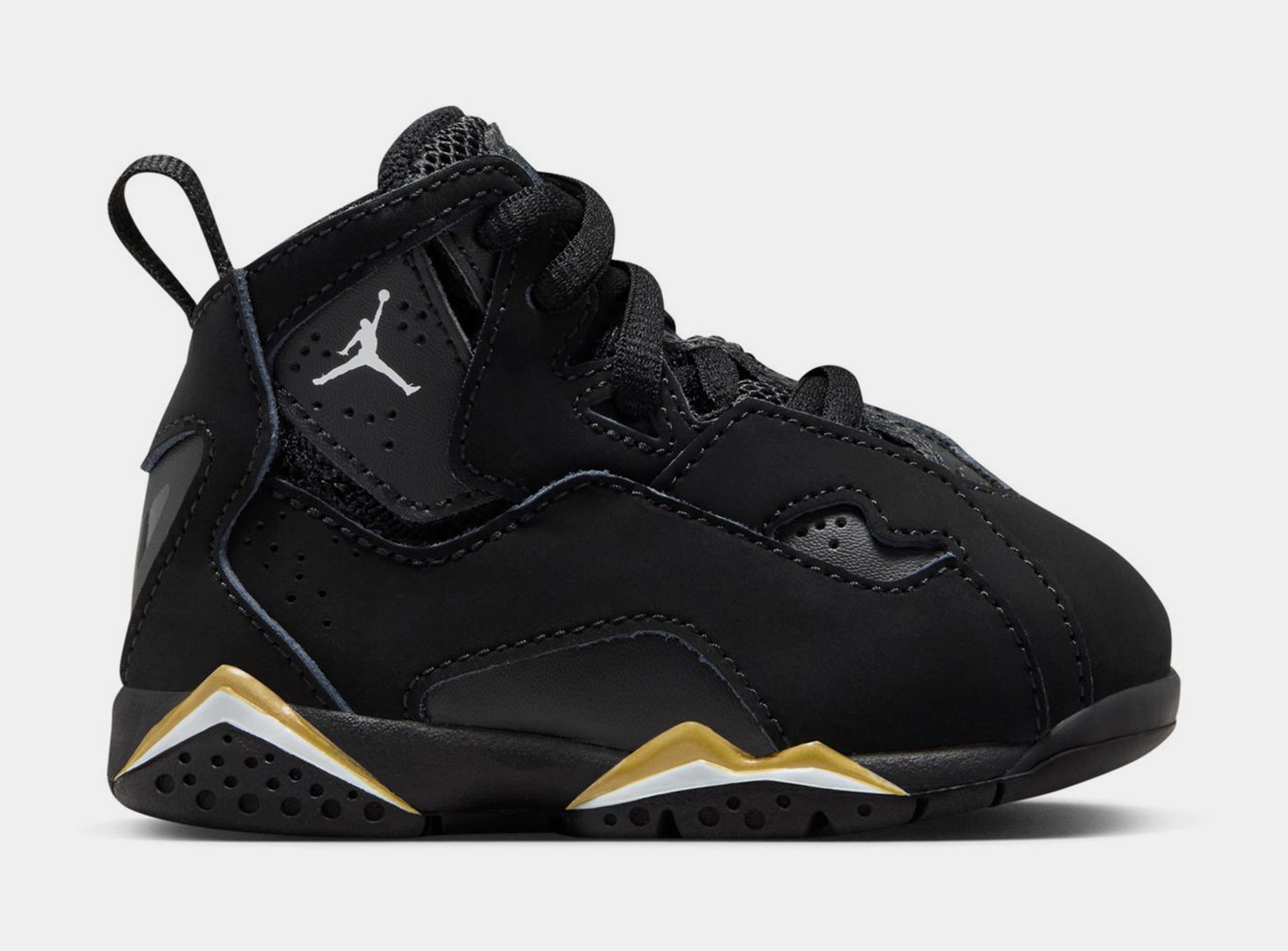 Jordan True Flight Infant Toddler Lifestyle Shoes Black Metallic