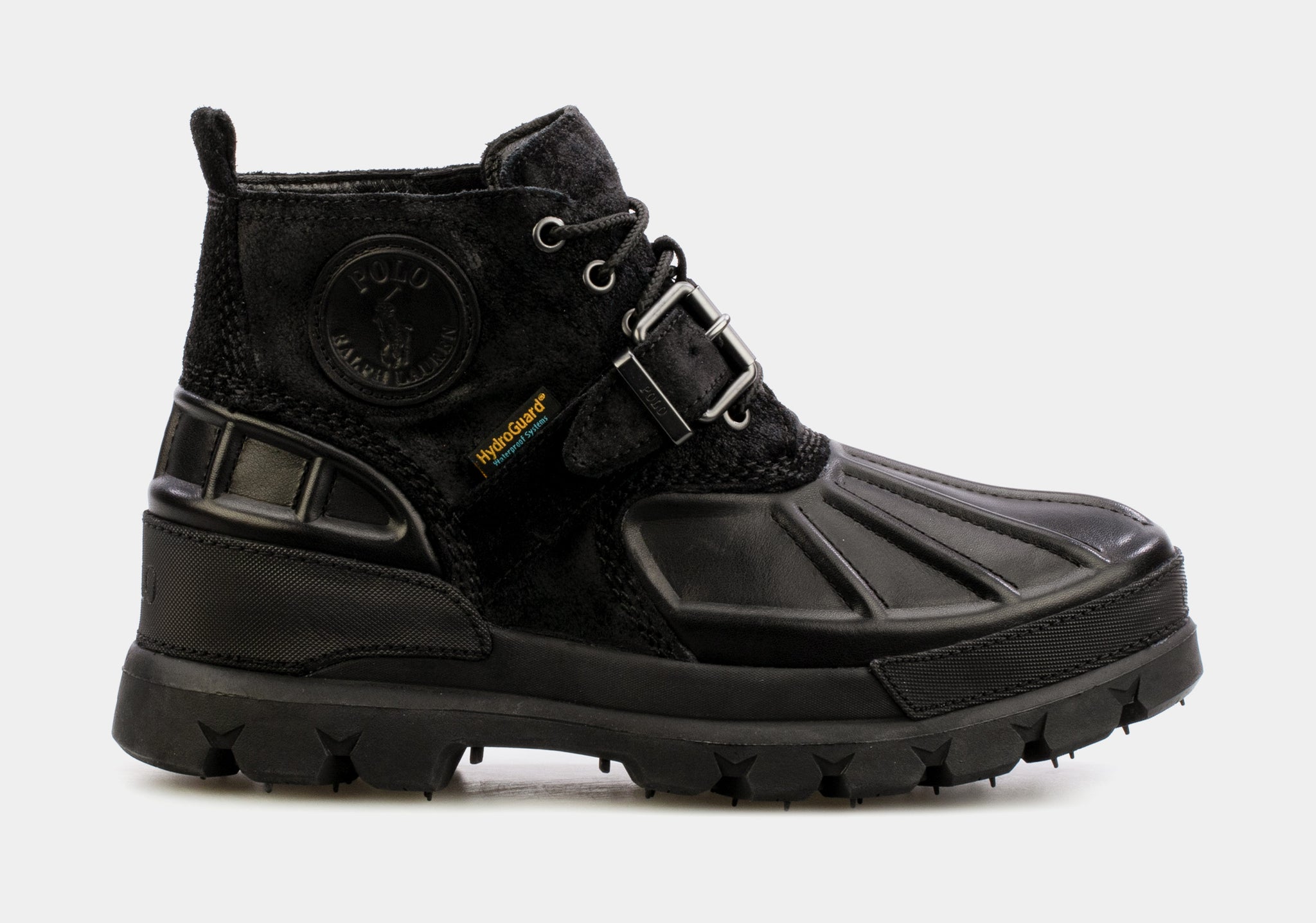 Polo by Ralph Lauren- Black Matterhorn Boot Polo Ralph Lauren Black Rubber Boots for Men for Sale - Shop  main image 2