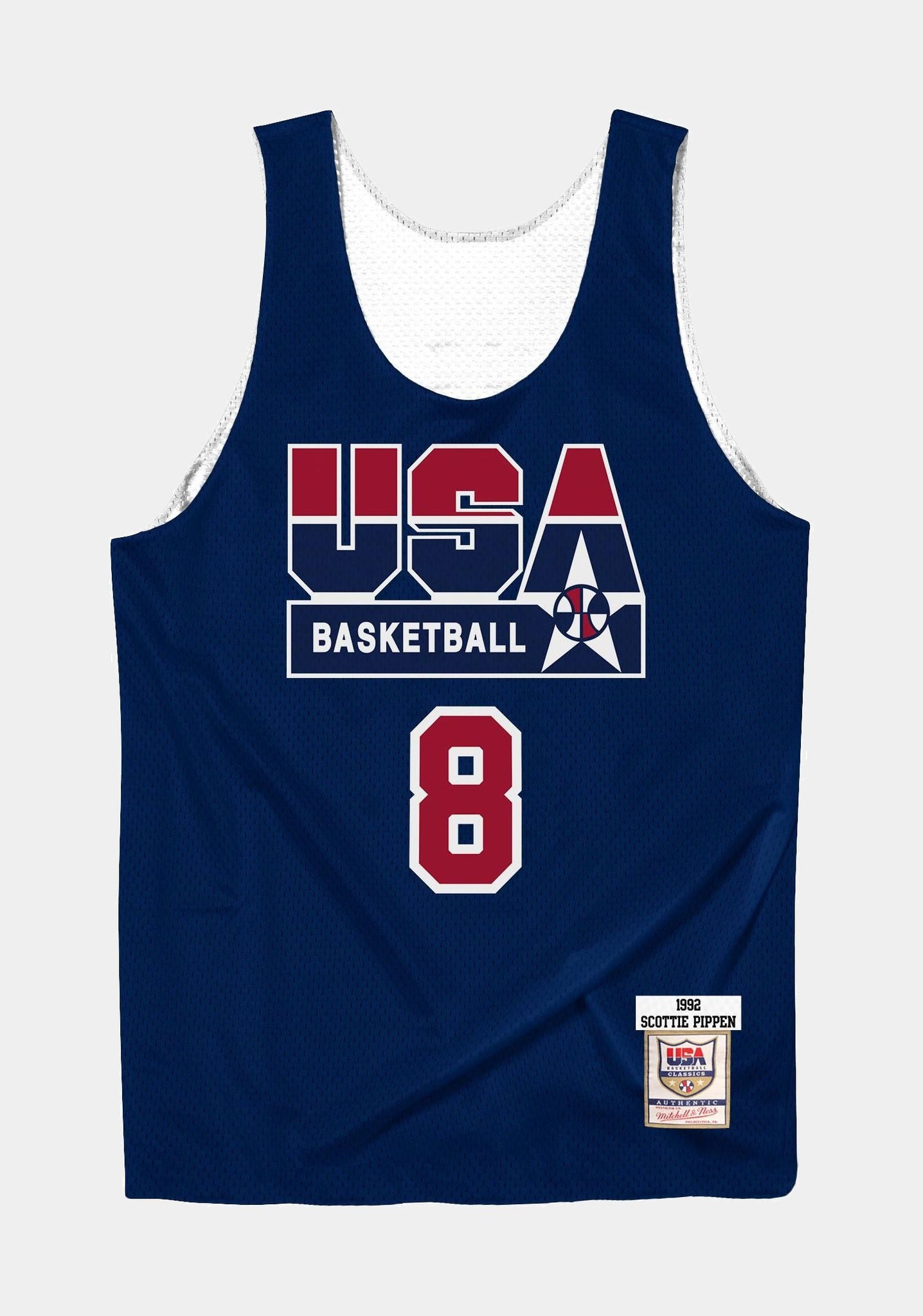 Mitchell & Ness Team USA Authentic Reversible Practice Jersey - Scottie Pippen S