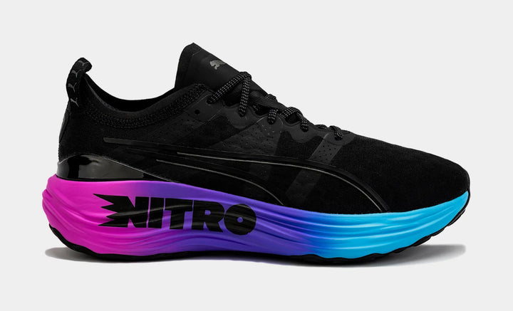 PUMA Forever Run Nitro Futrograde Mens Running Shoes Black  display picture 2