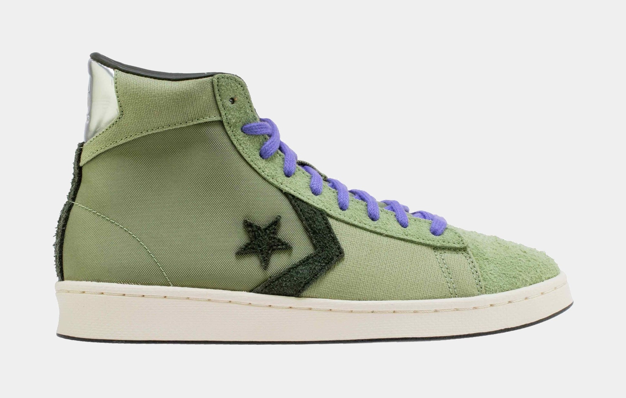 Converse Chuck Taylor All Star Lift Platform Leather High Top (Green Size 8.5) Womens Leather Shoes
