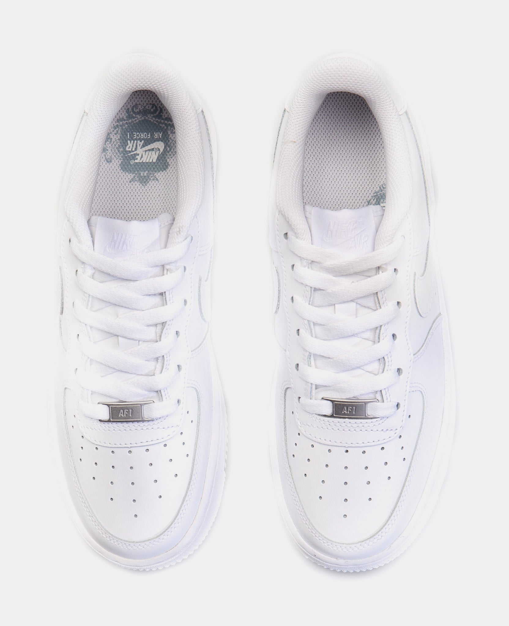 Nike air force 1 all white grade school Clearance