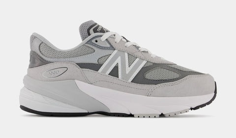 New Balance FuelCell 990v6 Grade School Running Shoes Grey Silver