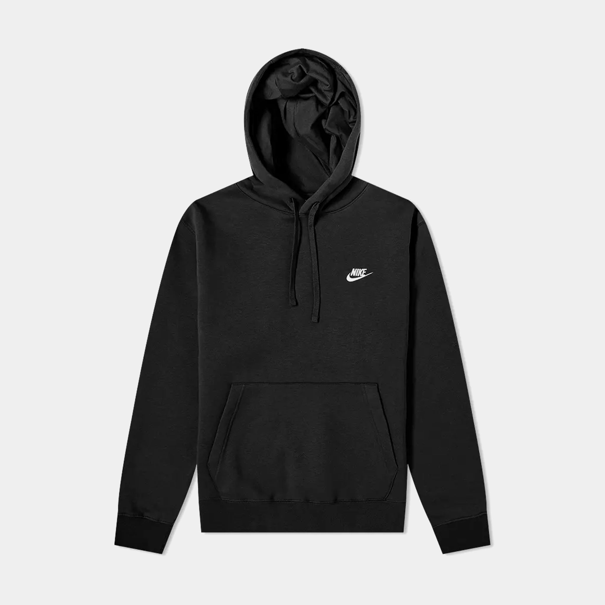 Nike Sportswear Club Fleece Pullover Mens Hoodie Black BV2654-010 – Shoe  Palace