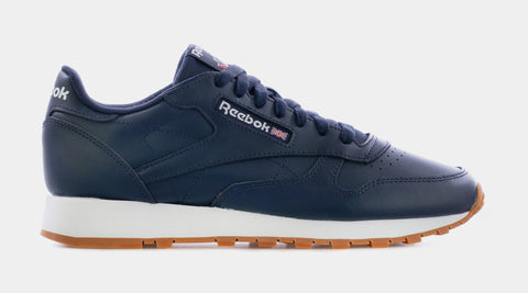 Blue Shoe Shoes Navy Palace Leather Lifestyle Classic Mens Reebok – GY3600