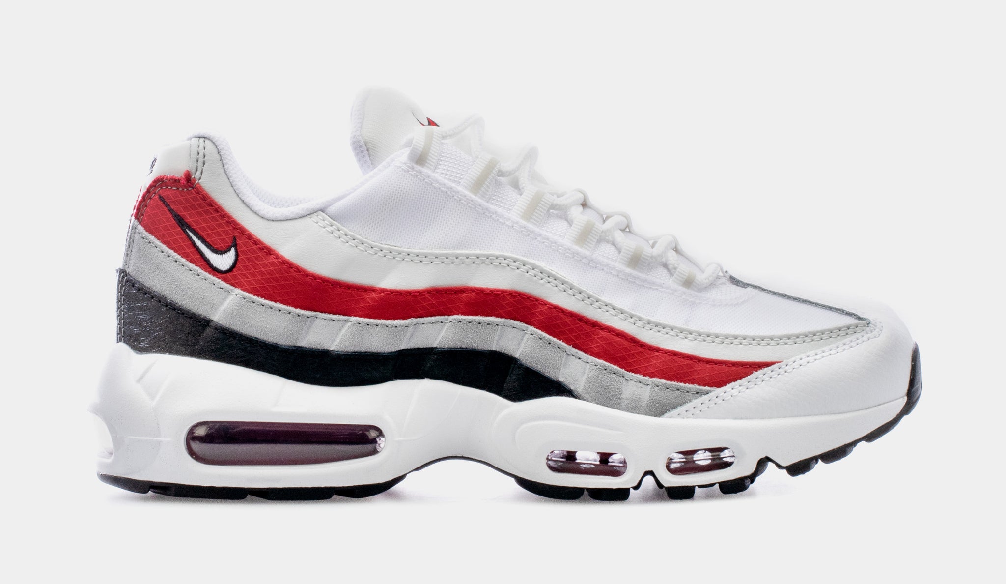 Nike Air Max 95 Essential Mens Running Shoes White Red DQ3430-001 – Shoe  Palace