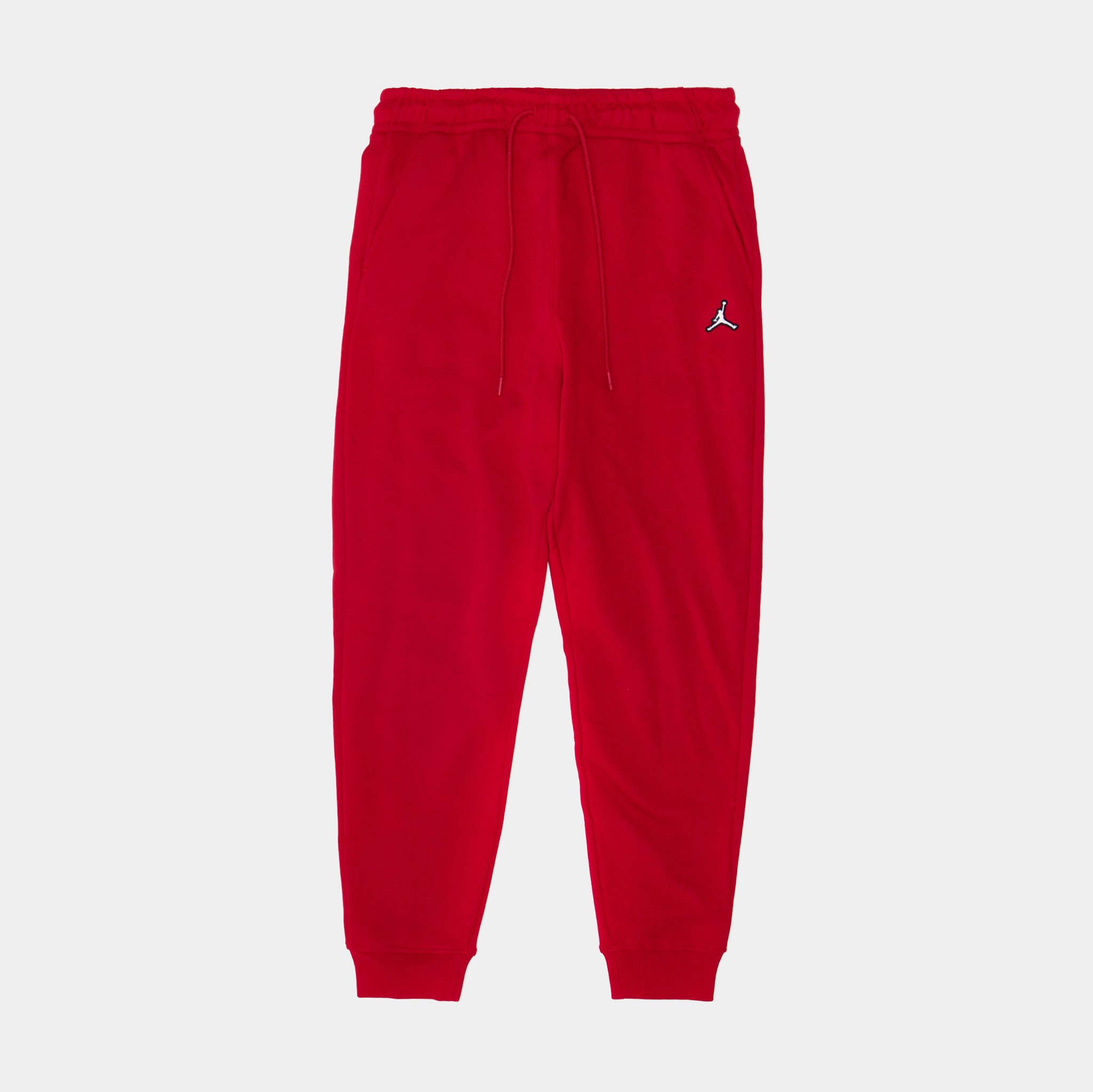 Essentials Fleece Mens Pants (Red)